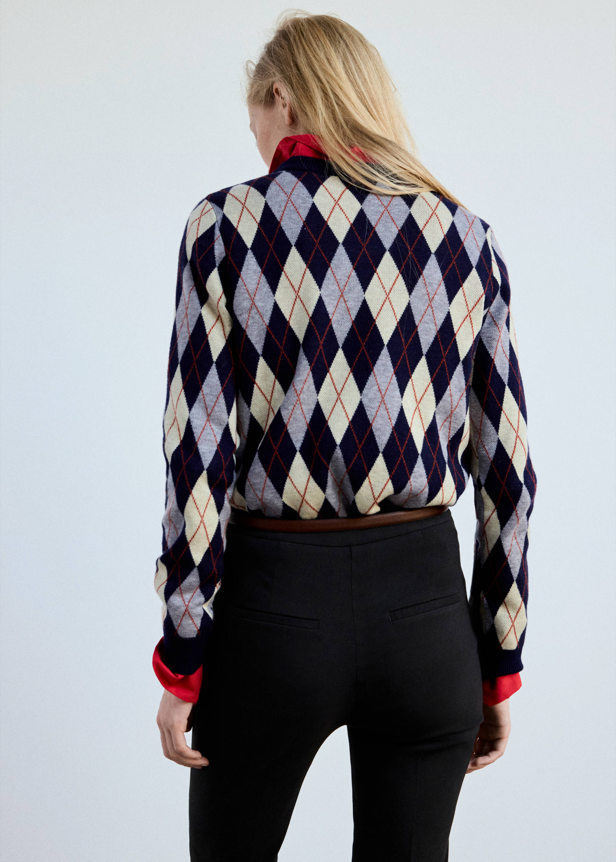 Pull-over maille fine col rond - Verso de l’article
