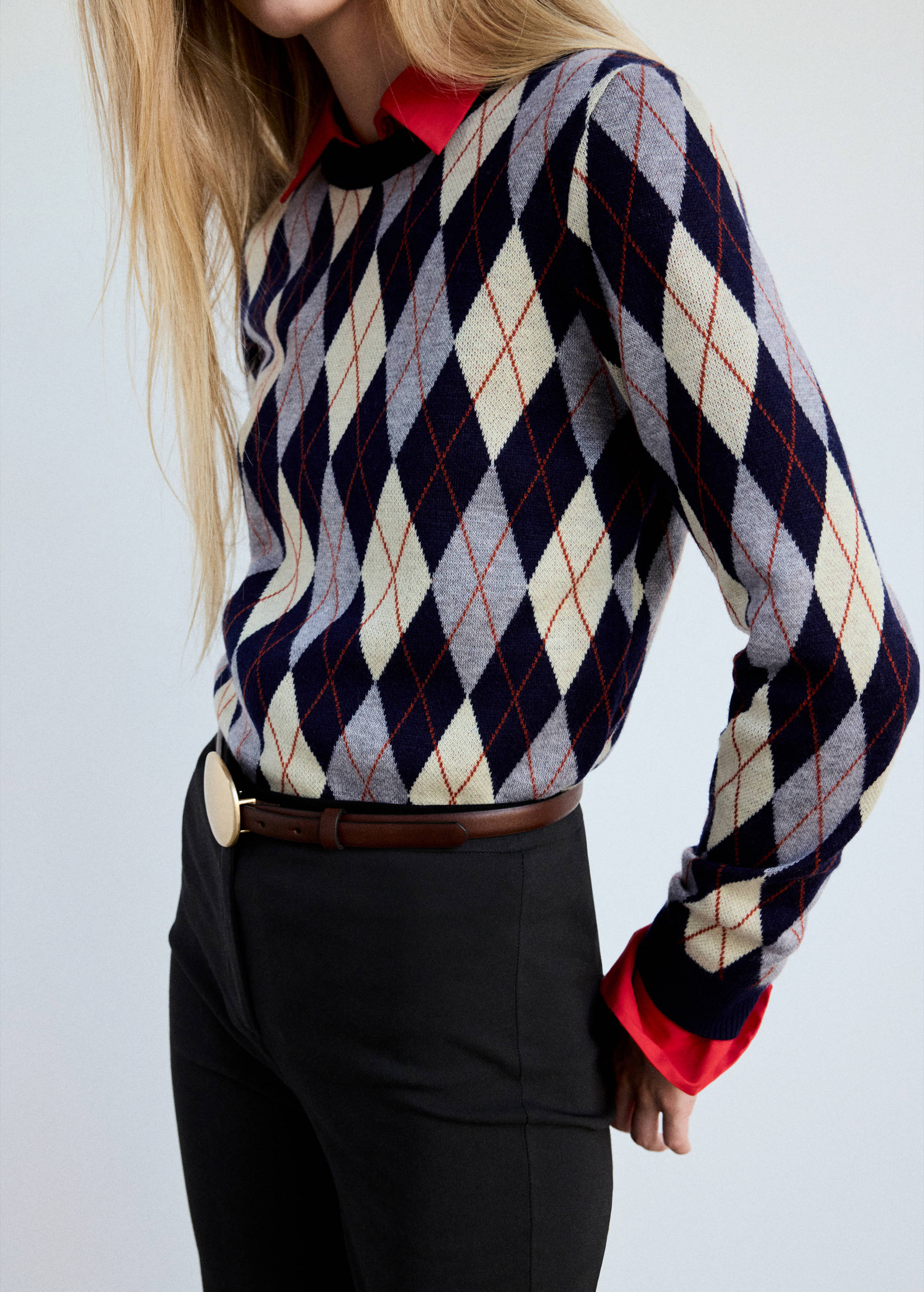 Pull-over maille fine col rond - Détail de l'article 3