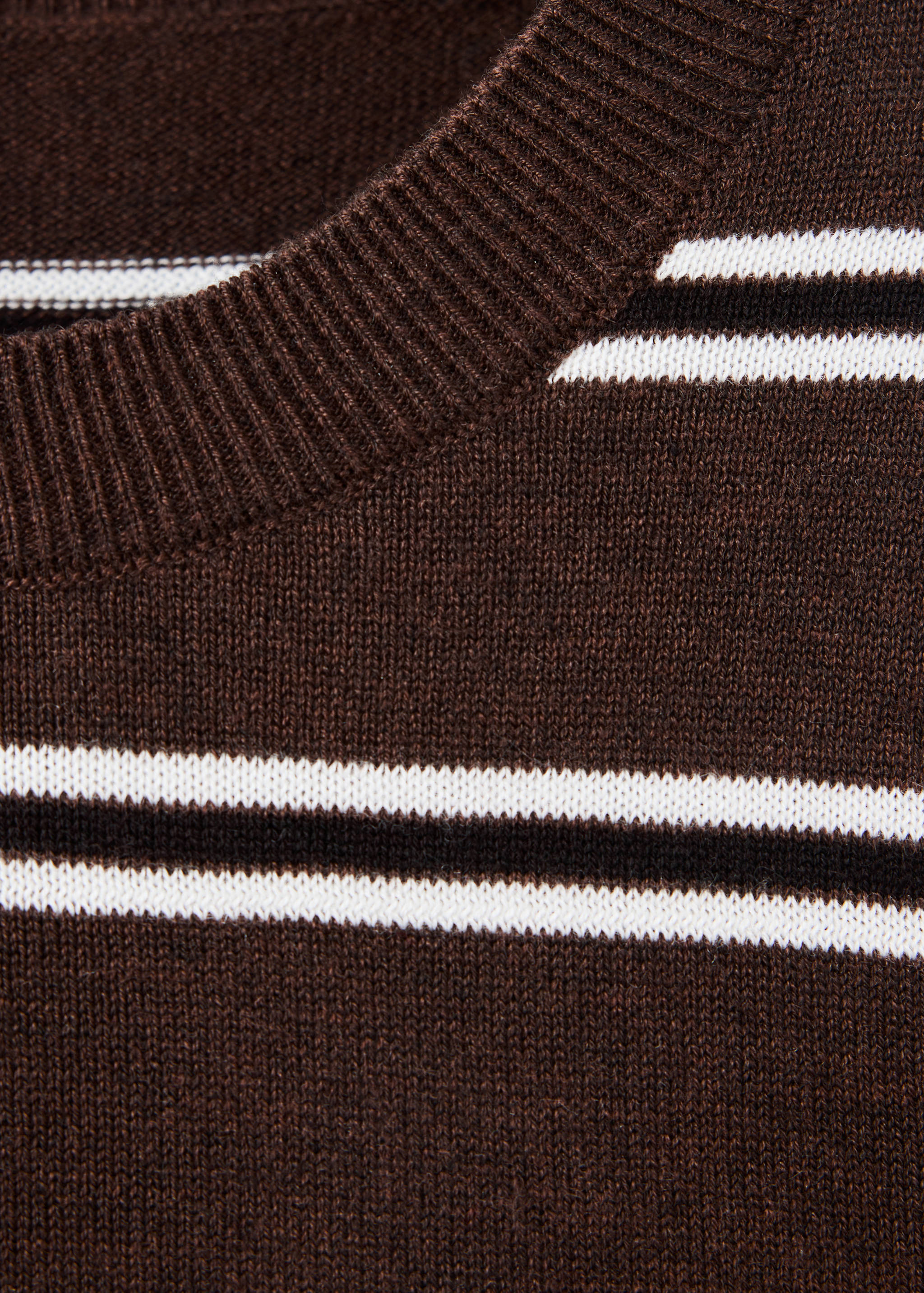 Striped knit jumper - Details of the article 8