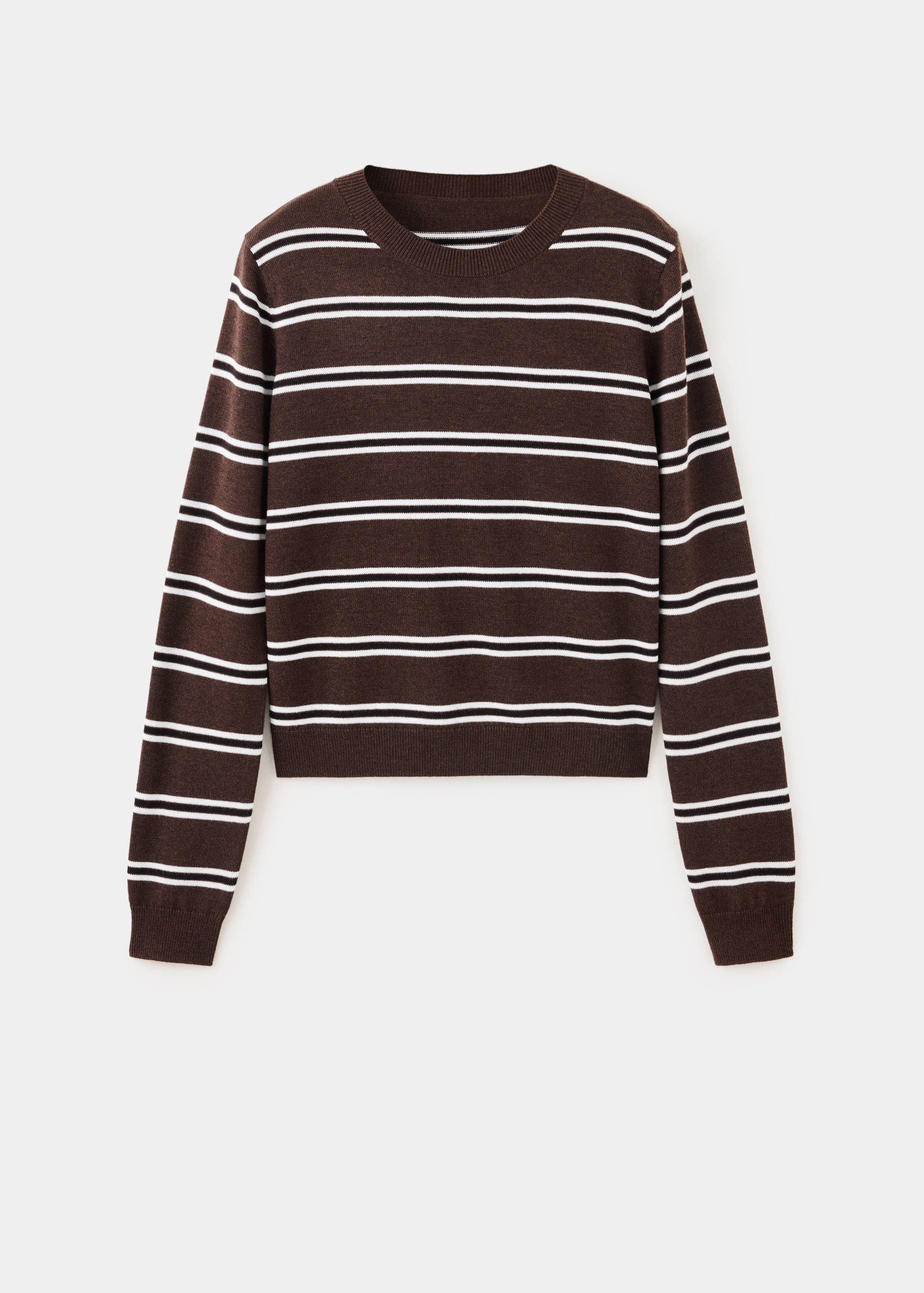 Striped knit jumper - Article without model