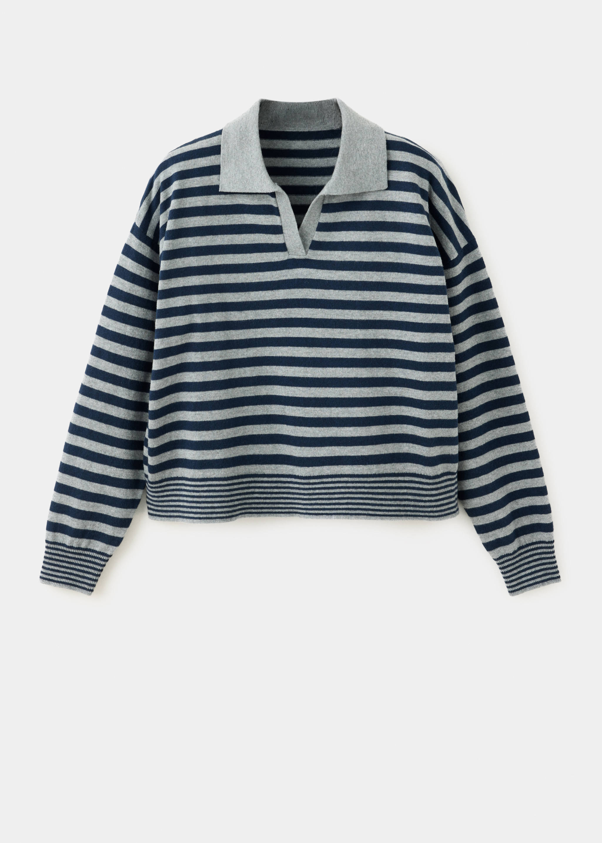 Jersey cuello polo rayas - Artículo sin modelo