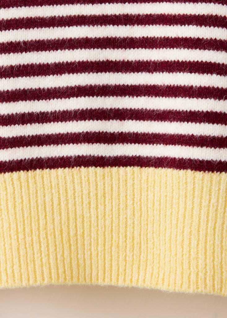 Contrasting stripes sweater - thumbnail 7