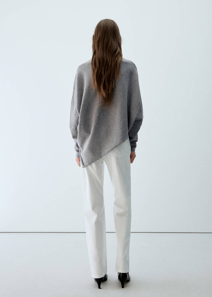 Asymmetric hem sweater - thumbnail 3