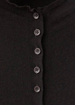 Jersey with perkins collar and bow — Chocolate 7