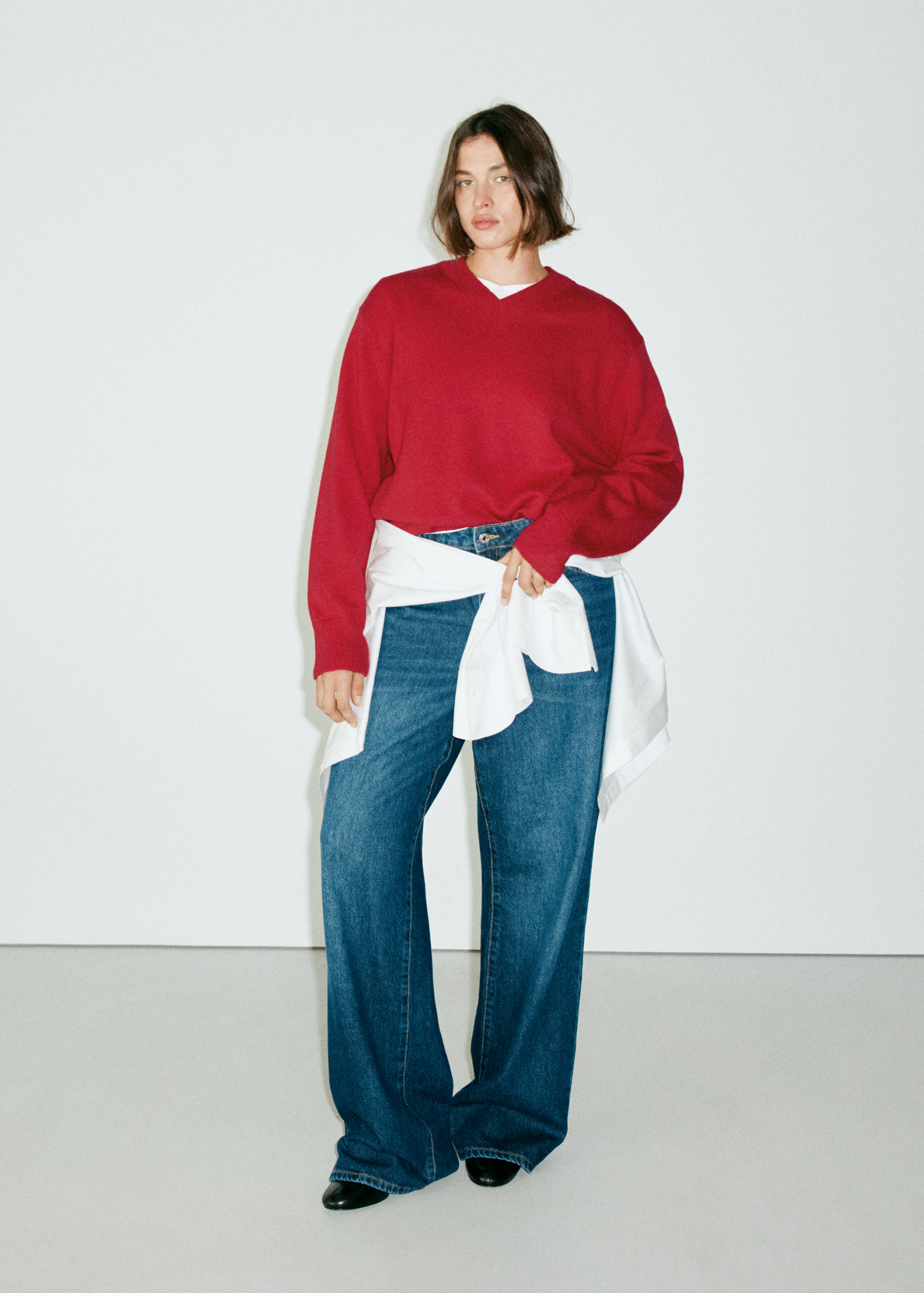V-neck knit sweater - Details of the article 5