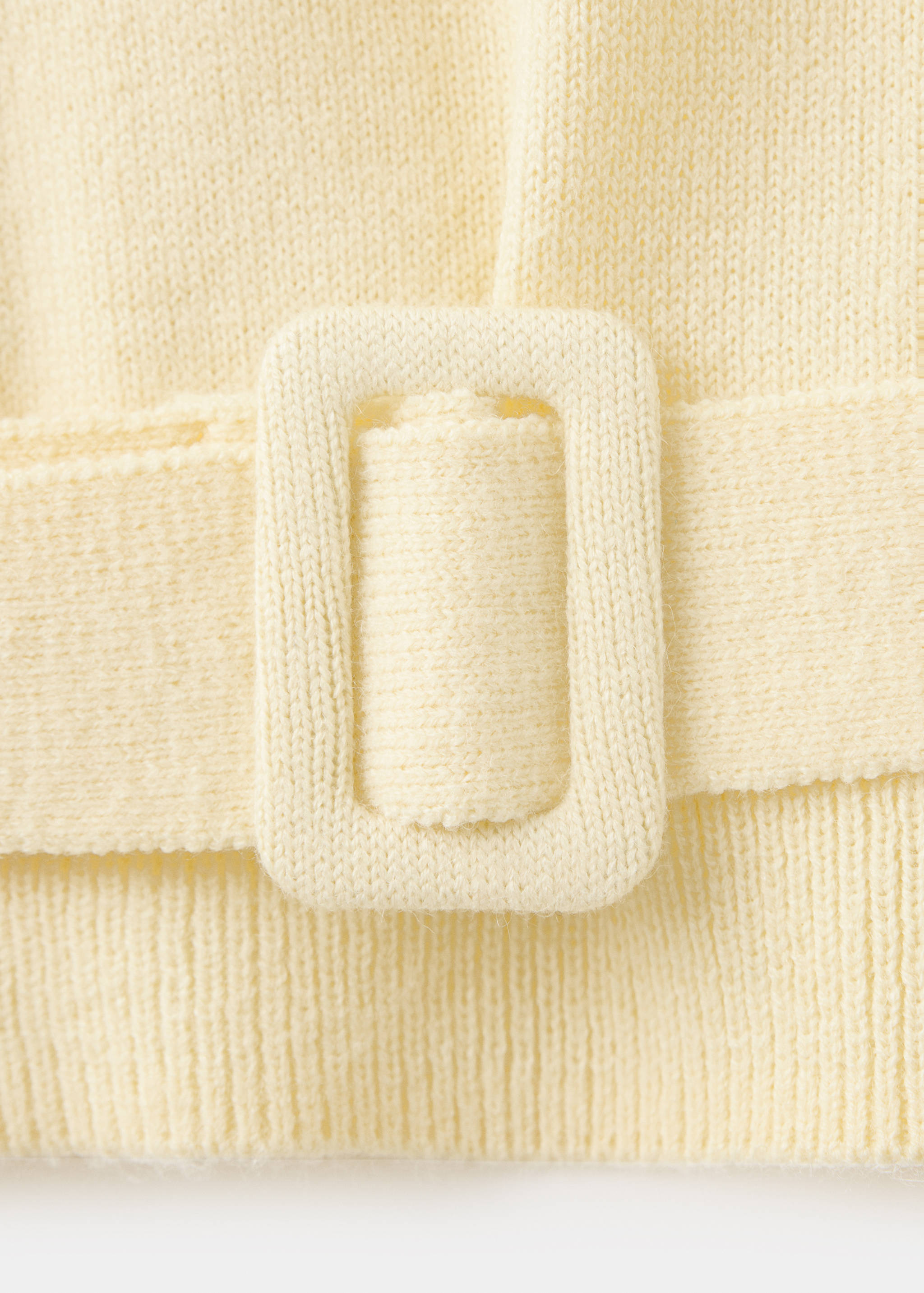 Knit jersey with buckle belt - Details of the article 8