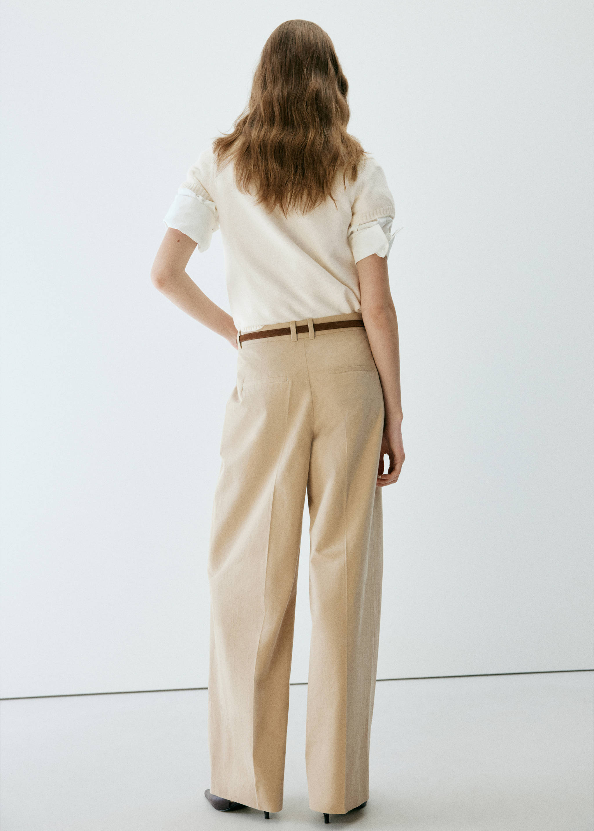 Pull-over maille col polo - Verso de l’article