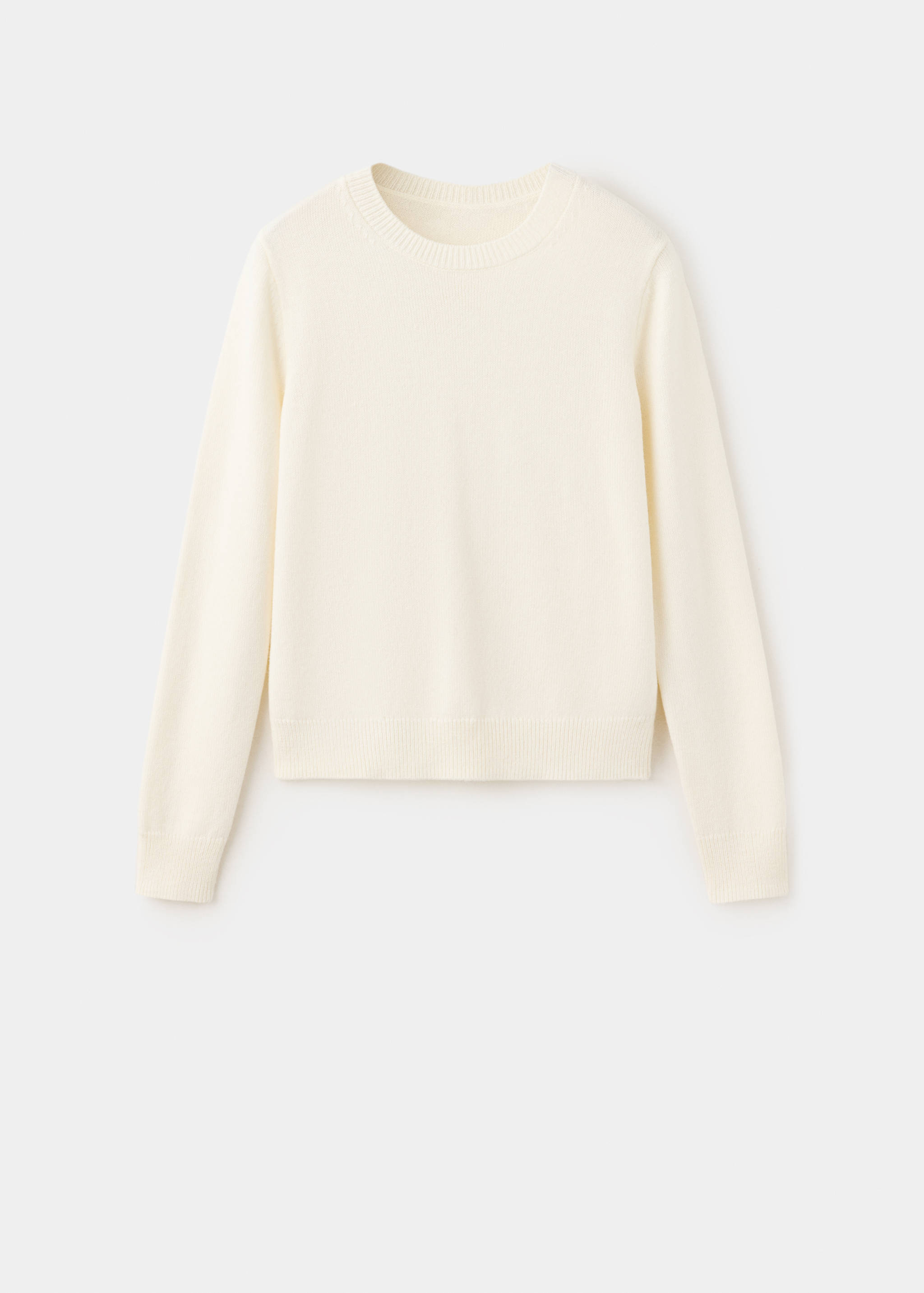 Round-neck knitted sweater - Article without model