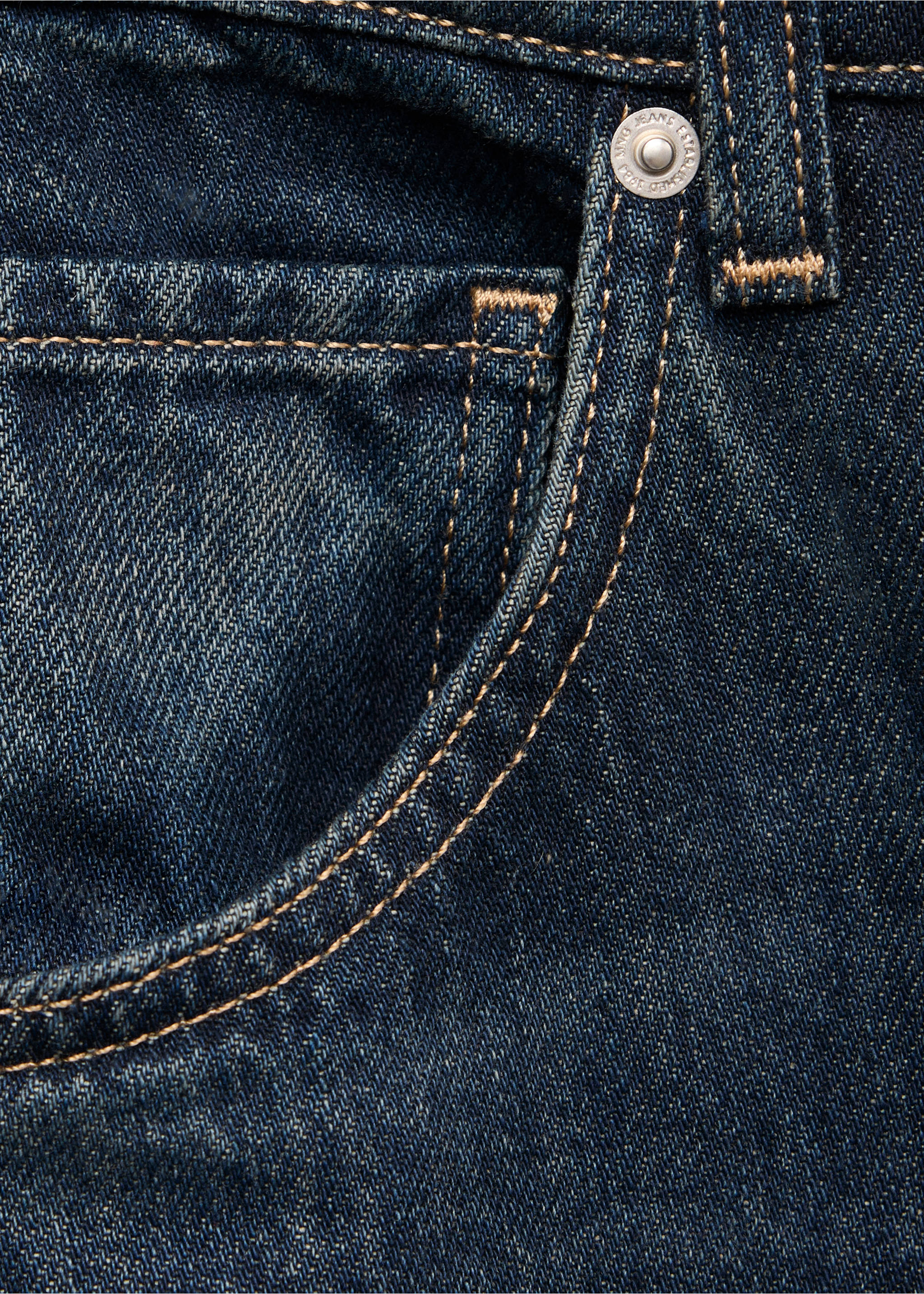 Mid-rise balloon jeans - Details of the article 0, Dark Vintage Blue. Ref: 37005894-00.