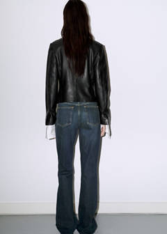 Distressed flare jeans — Dark Vintage Blue 3
