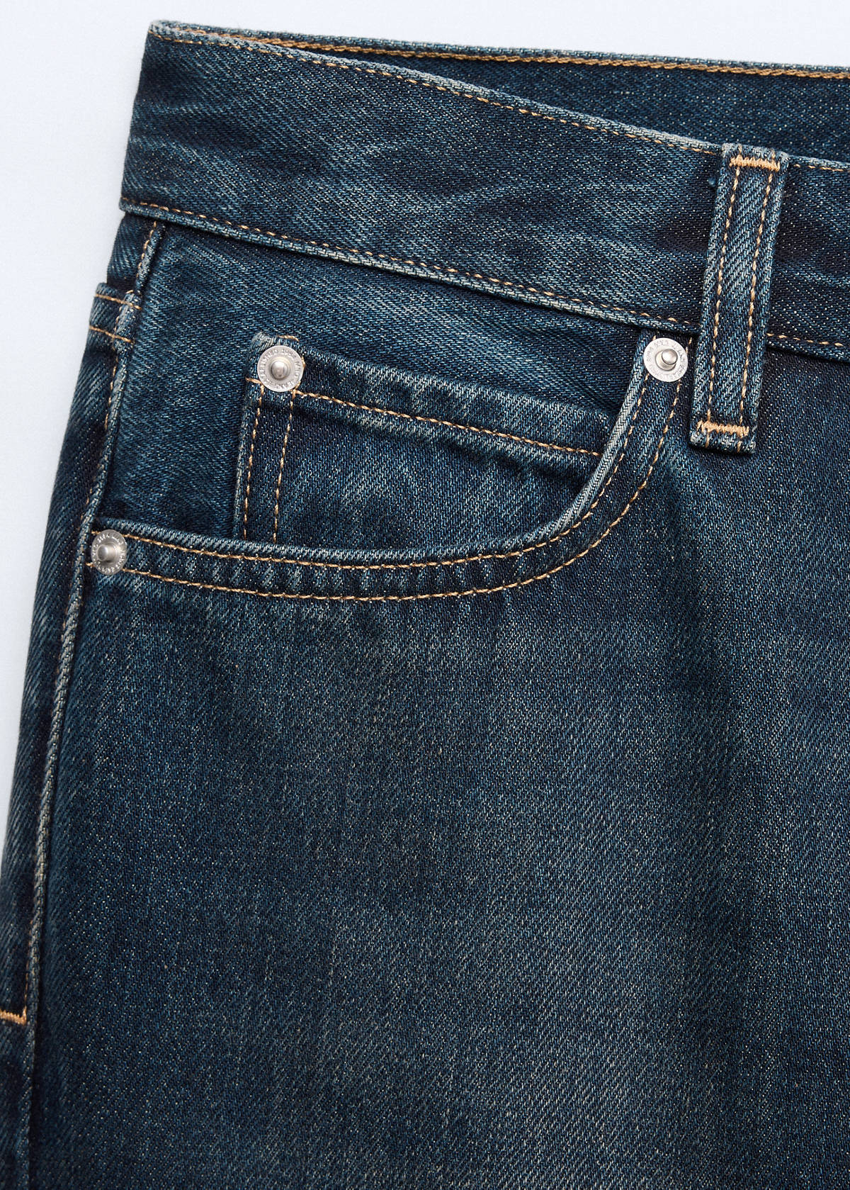 Distressed flare jeans — Dark Vintage Blue