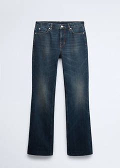Distressed flare jeans — Dark Vintage Blue 5