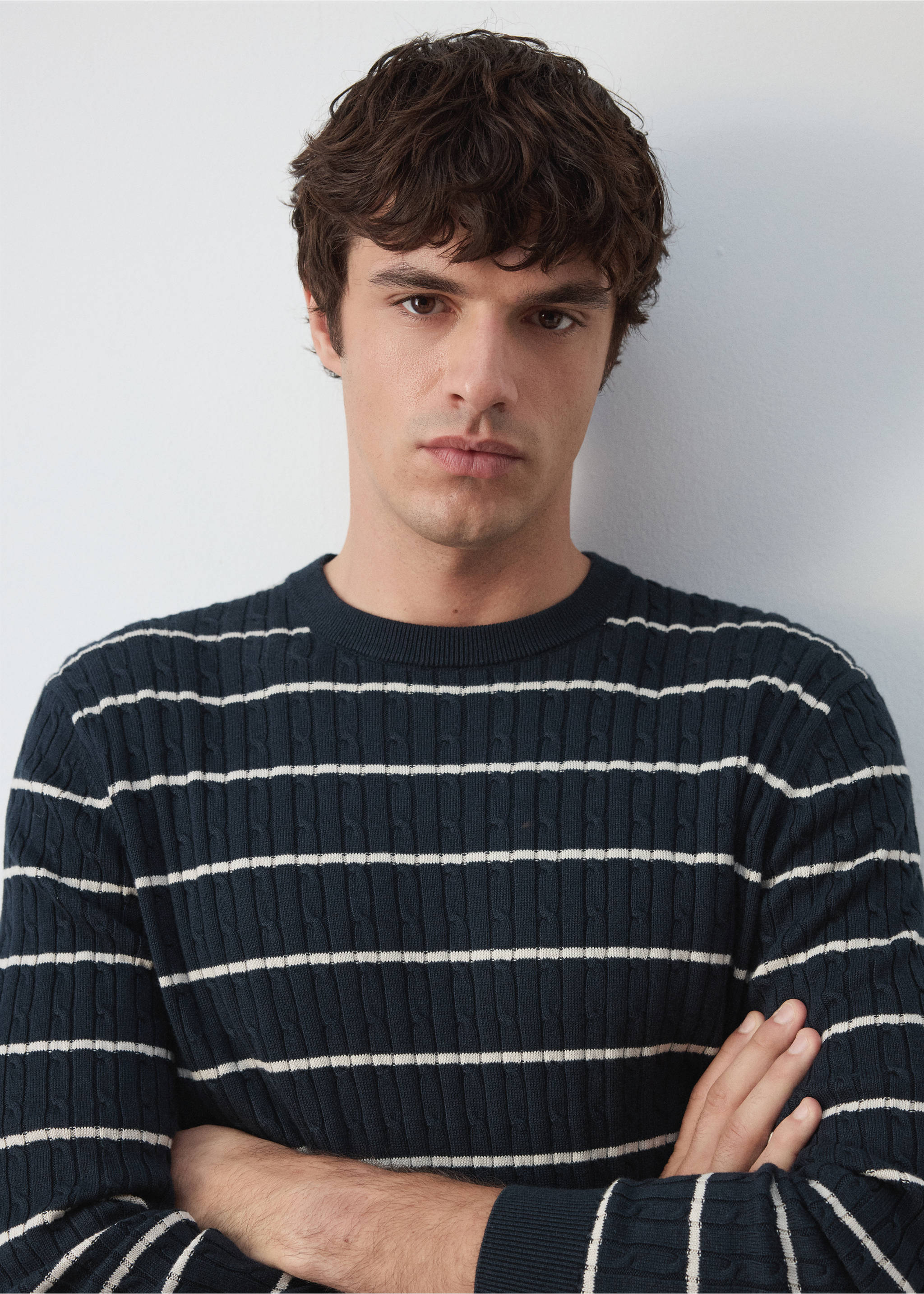 Sweater marsr - Деталь изделия 1, Глубокий темно-синий. Ref: 37005983-00.