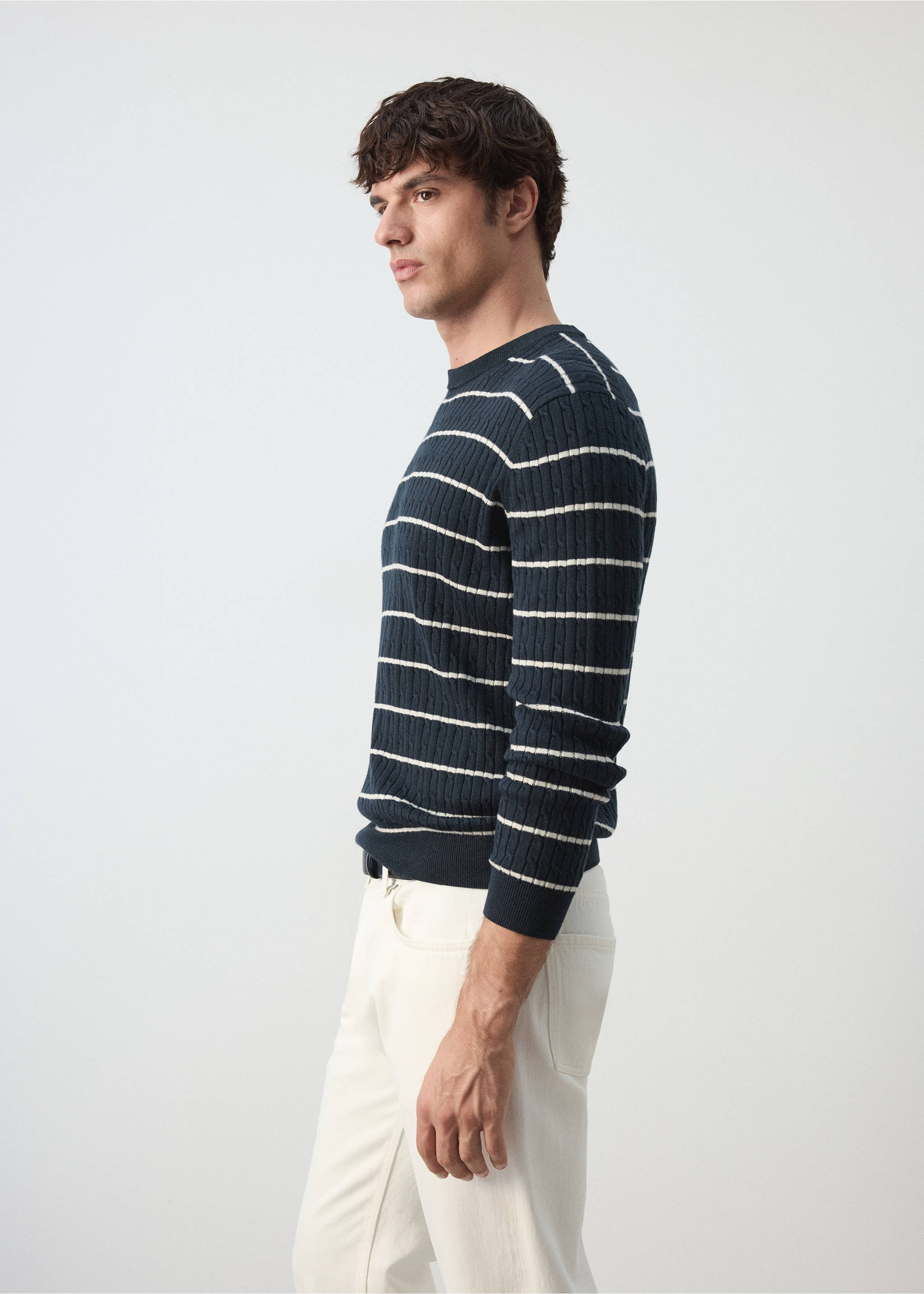 Sweater marsr - Деталь изделия 2, Глубокий темно-синий. Ref: 37005983-00.