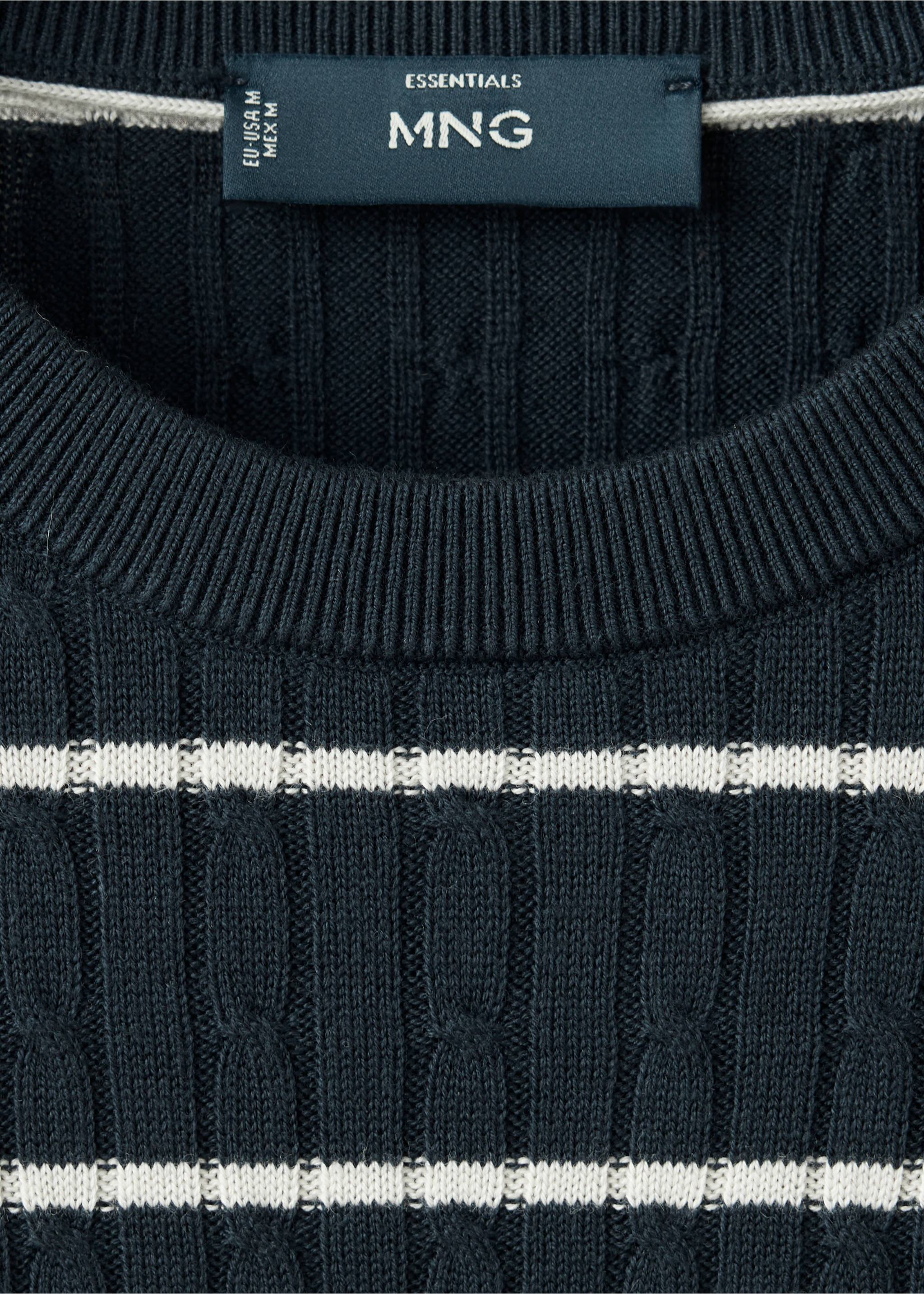 Sweater marsr - Деталь изделия 8, Глубокий темно-синий. Ref: 37005983-00.