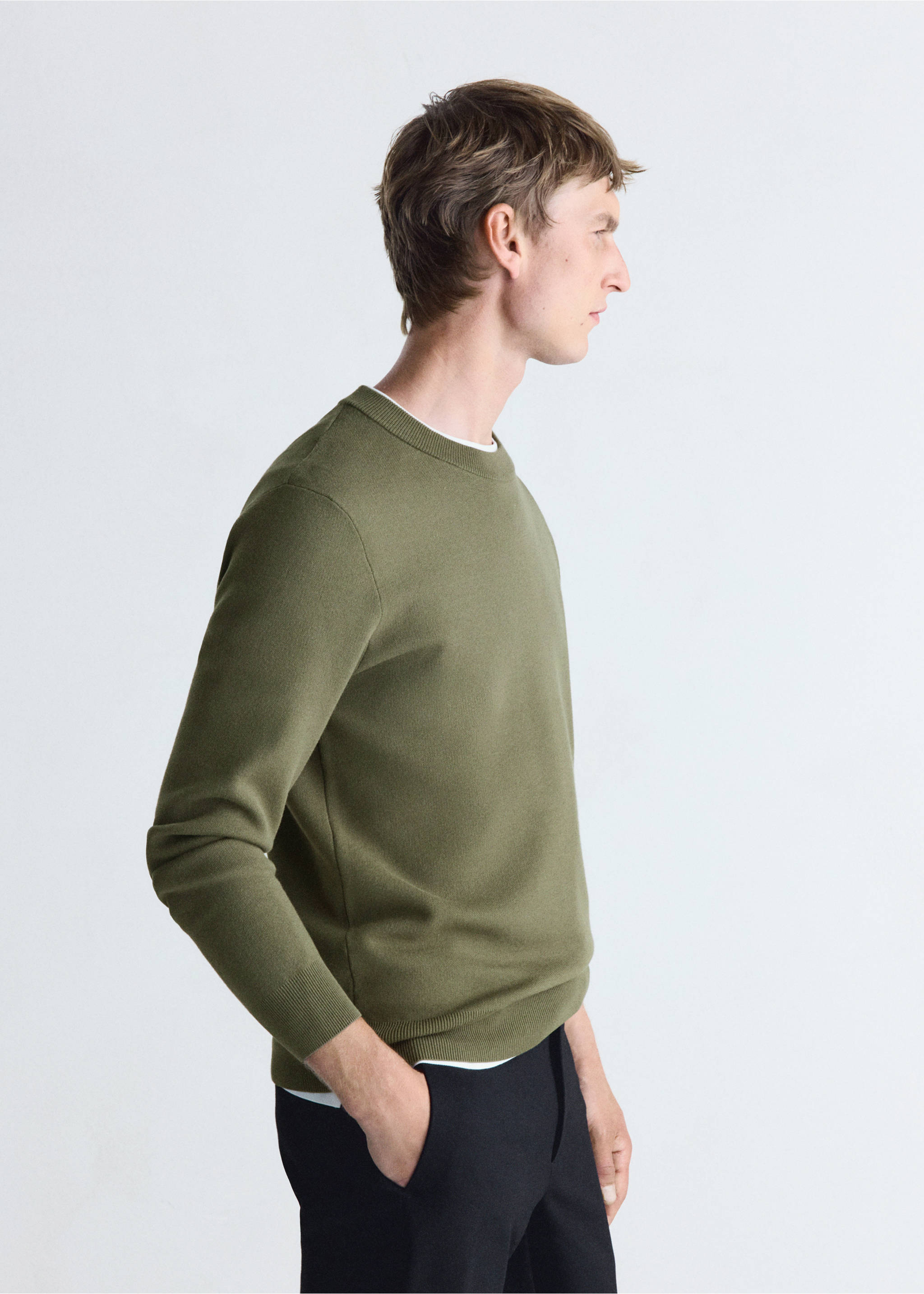Sweater luxus - Деталь изделия 2, Хаки. Ref: 37005984-00.