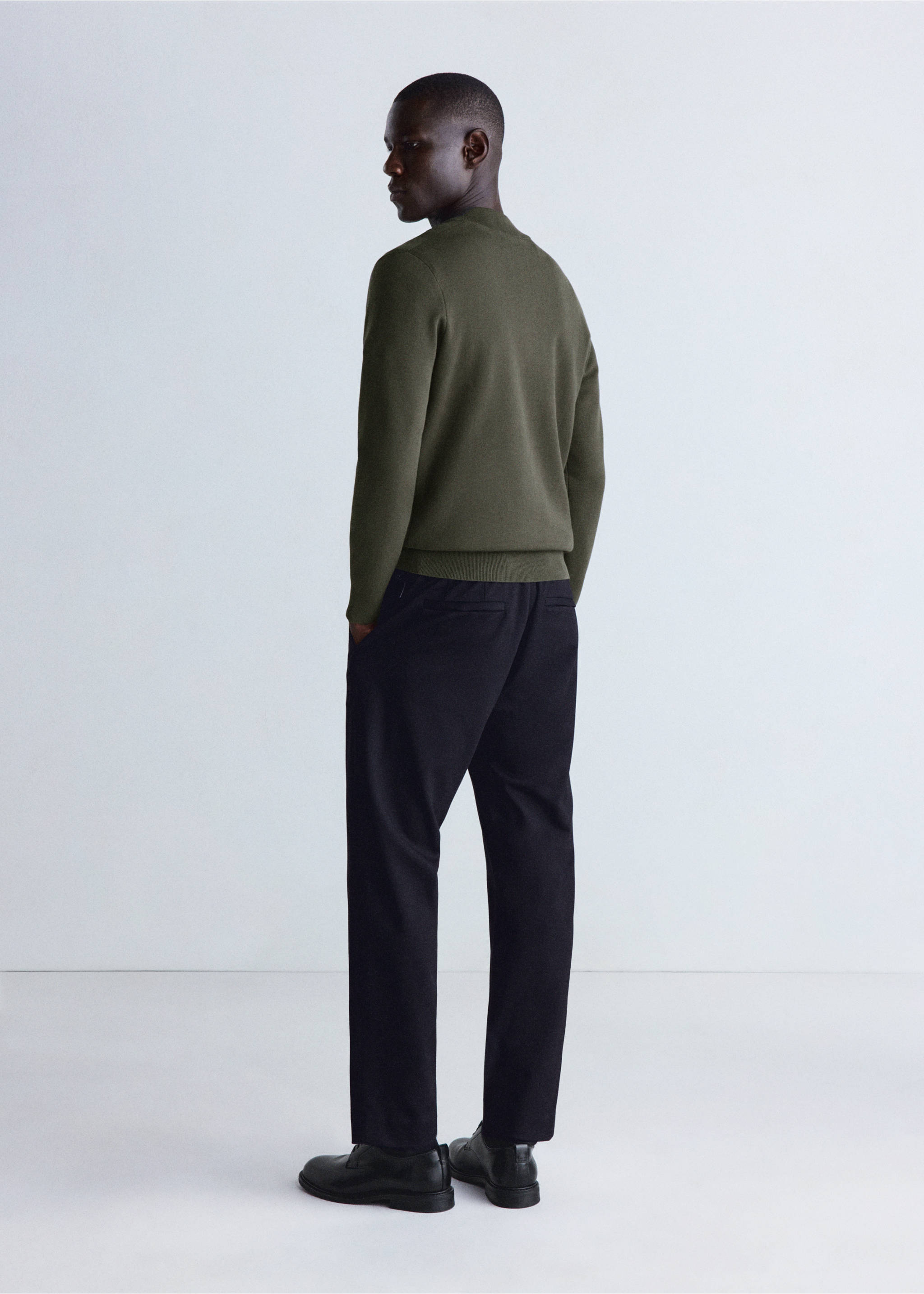 Sweater luxusp - Reverse of the article, Dark Green. Ref: 37005987-00.