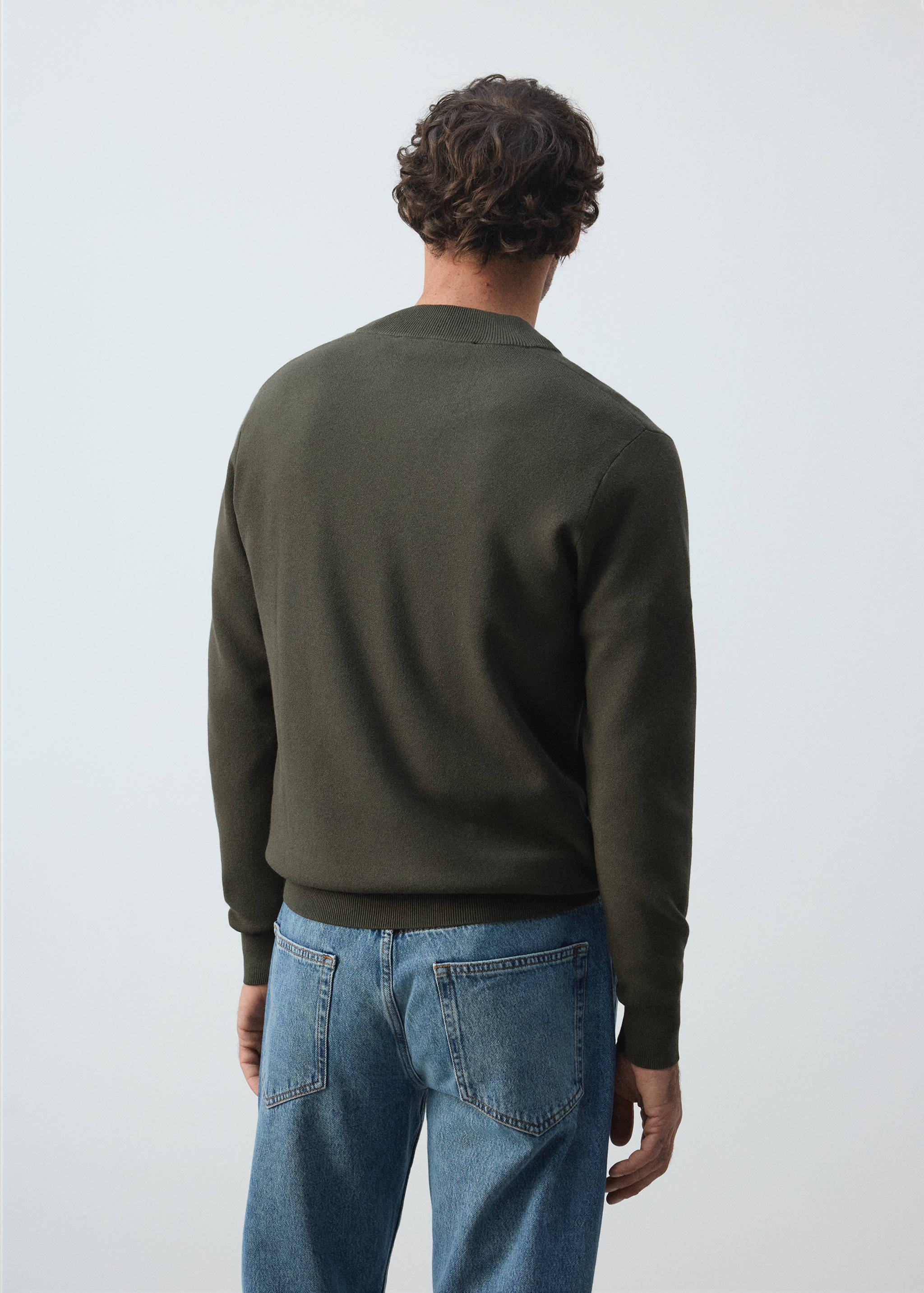 Comfort stretch zip jersey - Reverse of the article