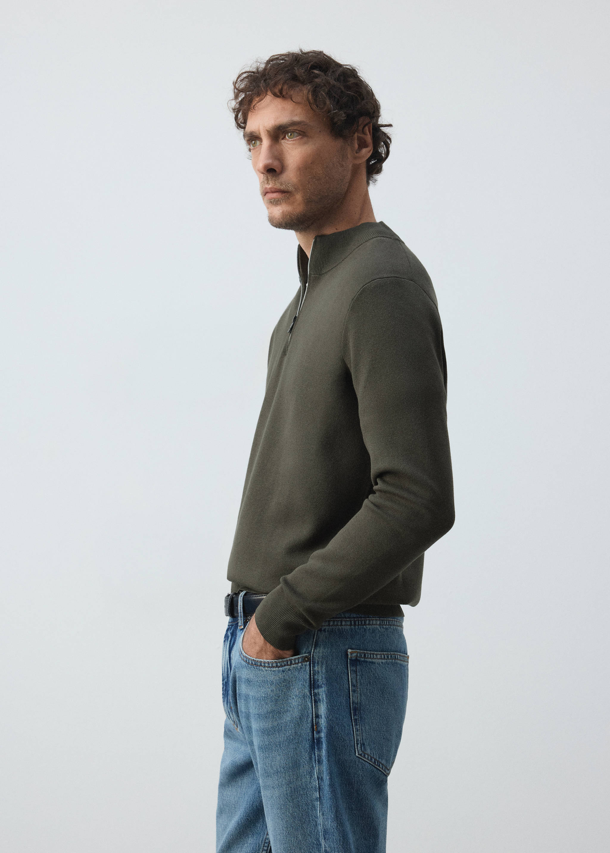 Jersey met ritssluiting, stretch - Detail van het artikel 2