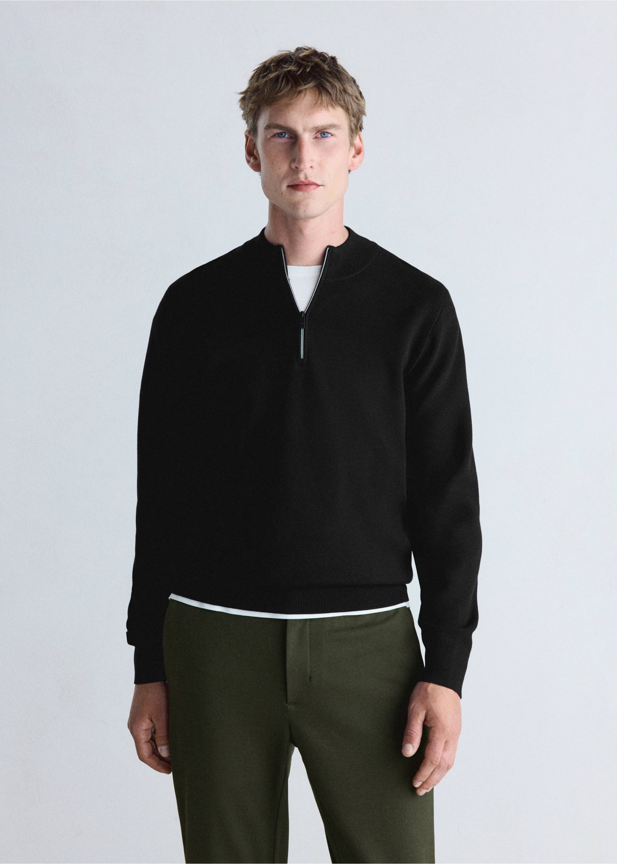 Sweater luxusp - Средний план, Черный. Ref: 37005987-00.