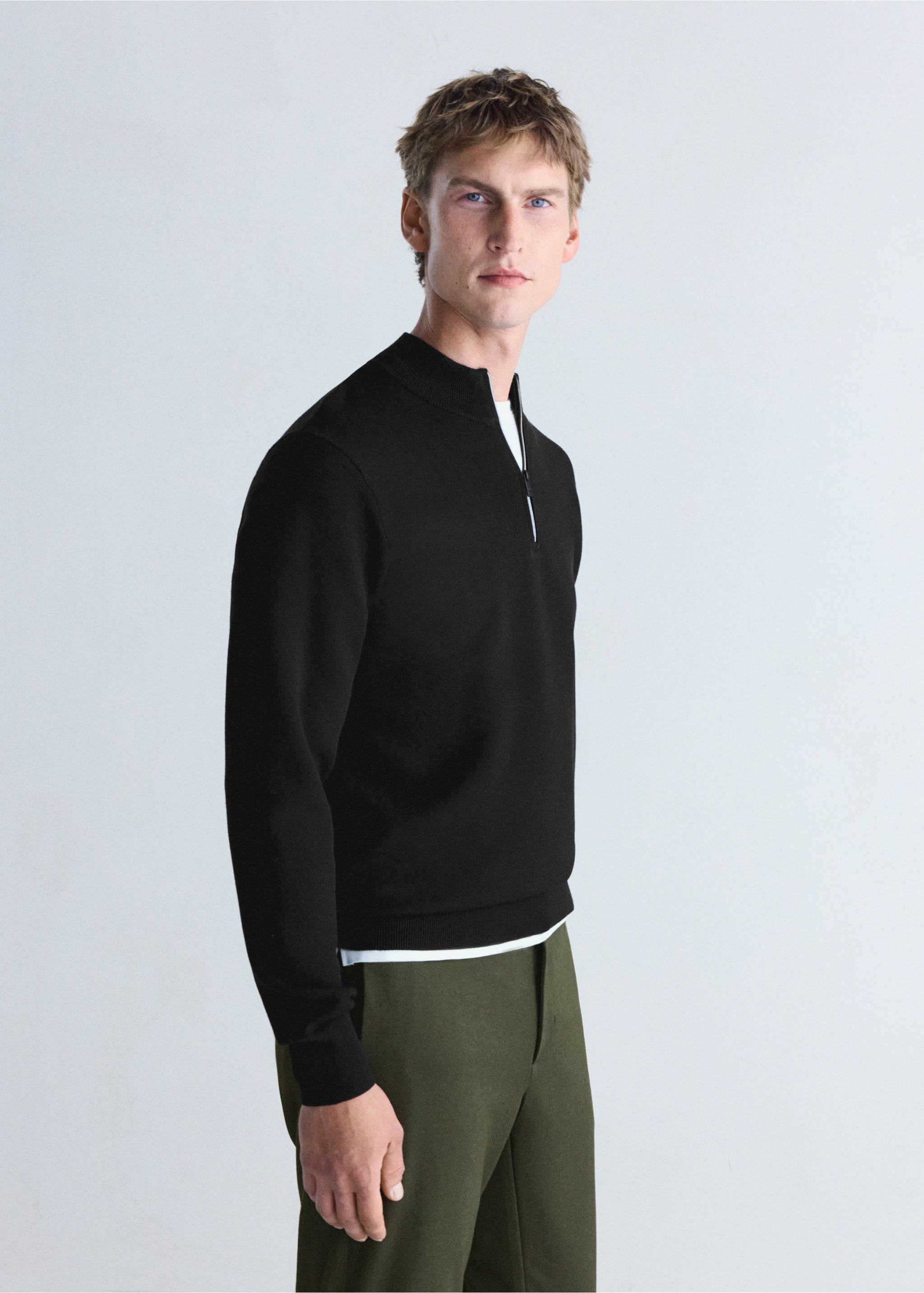 Sweater luxusp - Деталь изделия 2, Черный. Ref: 37005987-00.