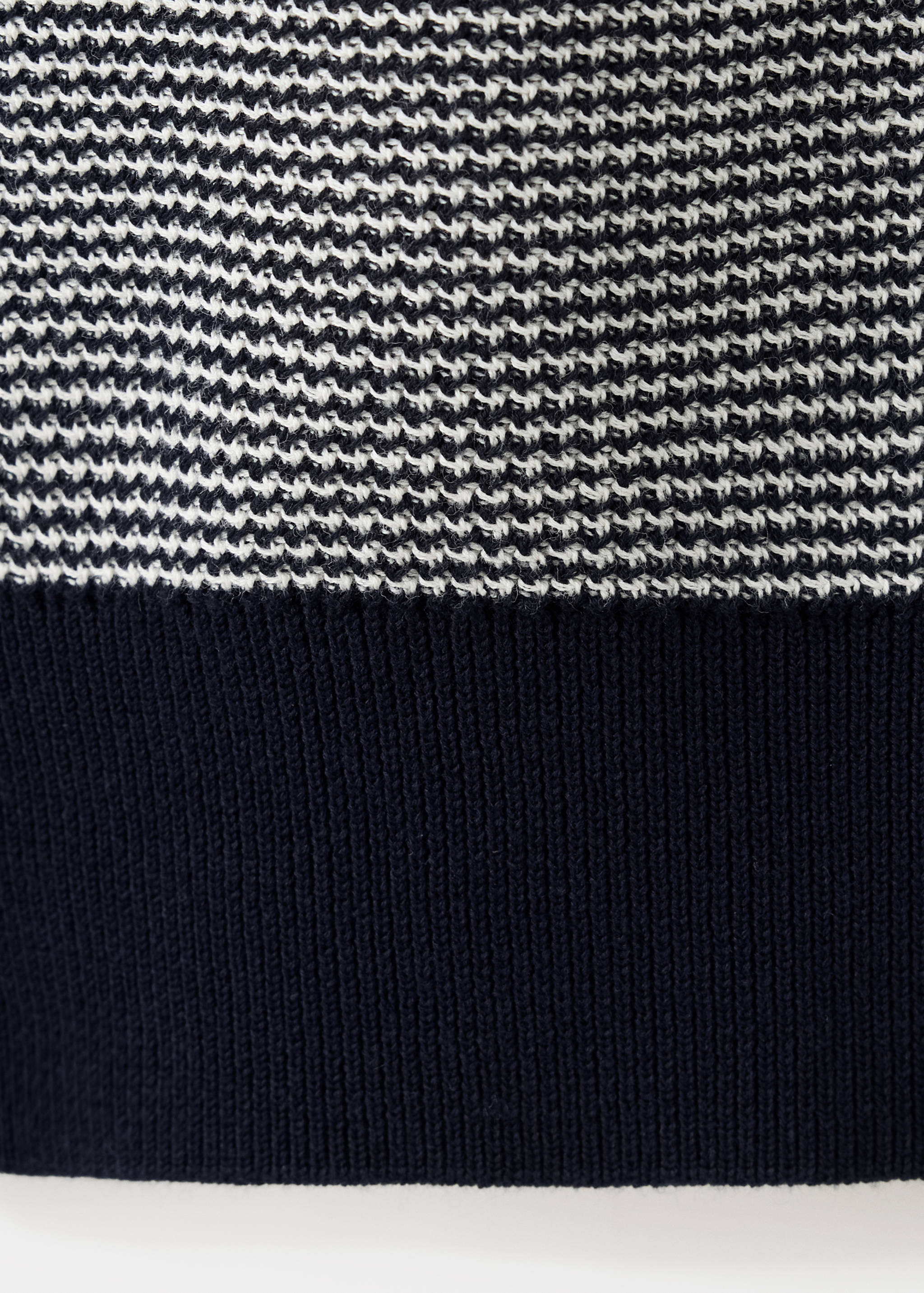 100% cotton fine-knit sweater - Details of the article 0