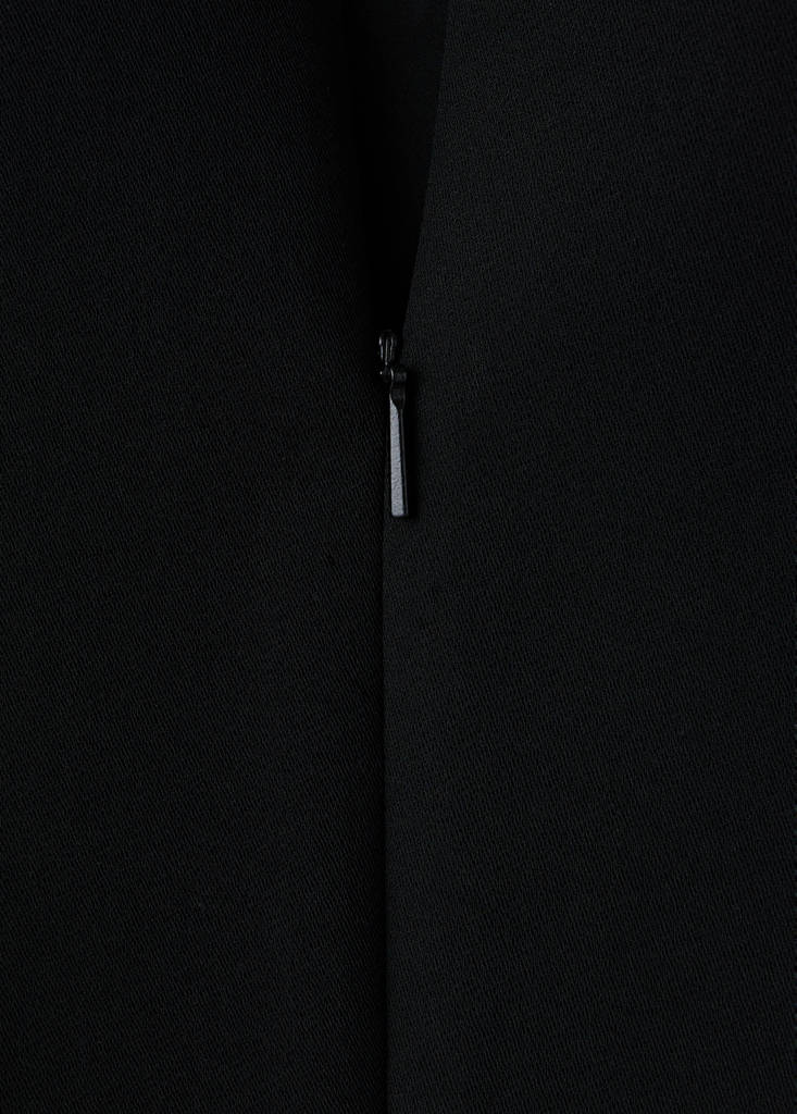 Short dress with seam detailing — Black