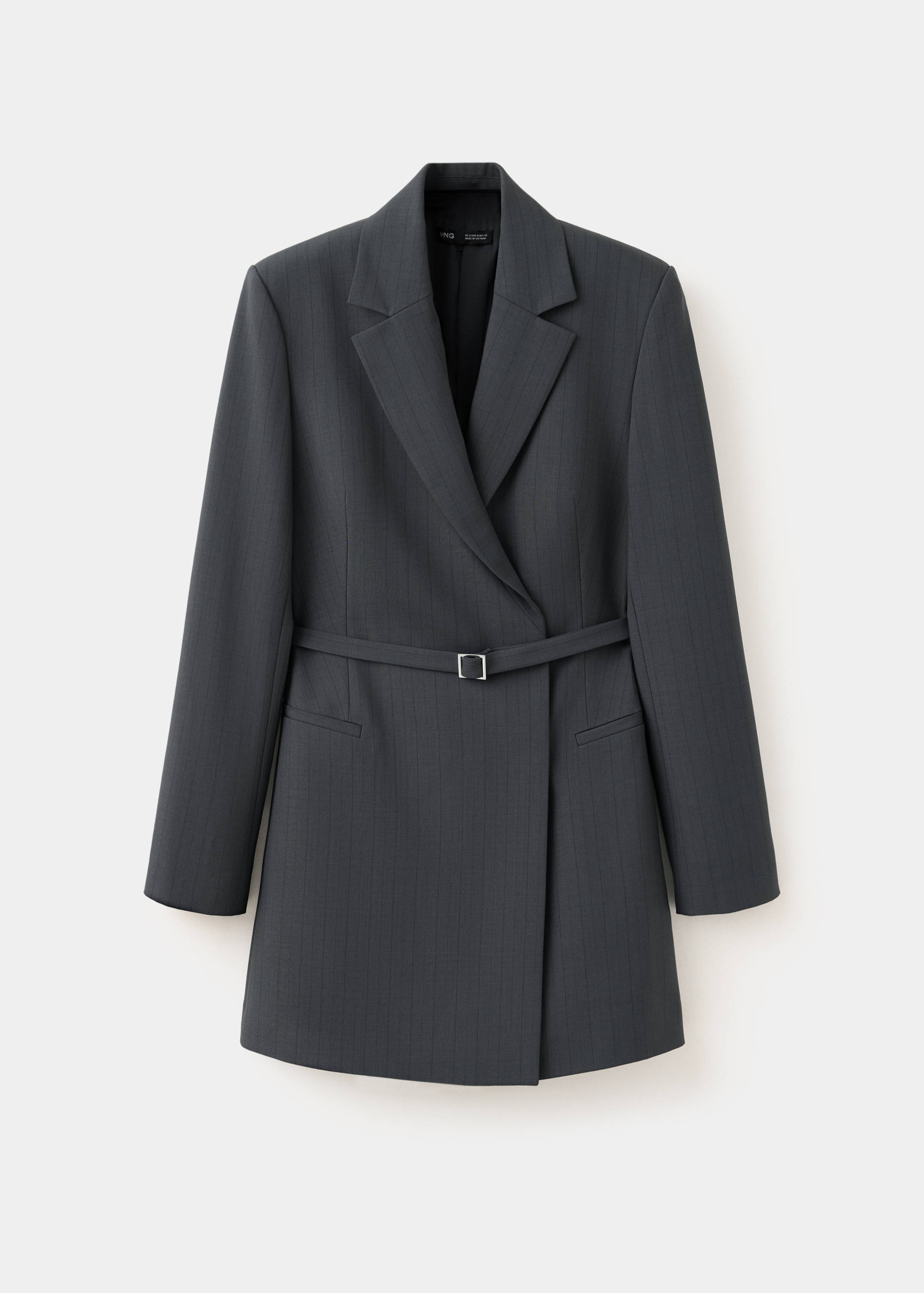 Blazer-style dress with belt - Article without model