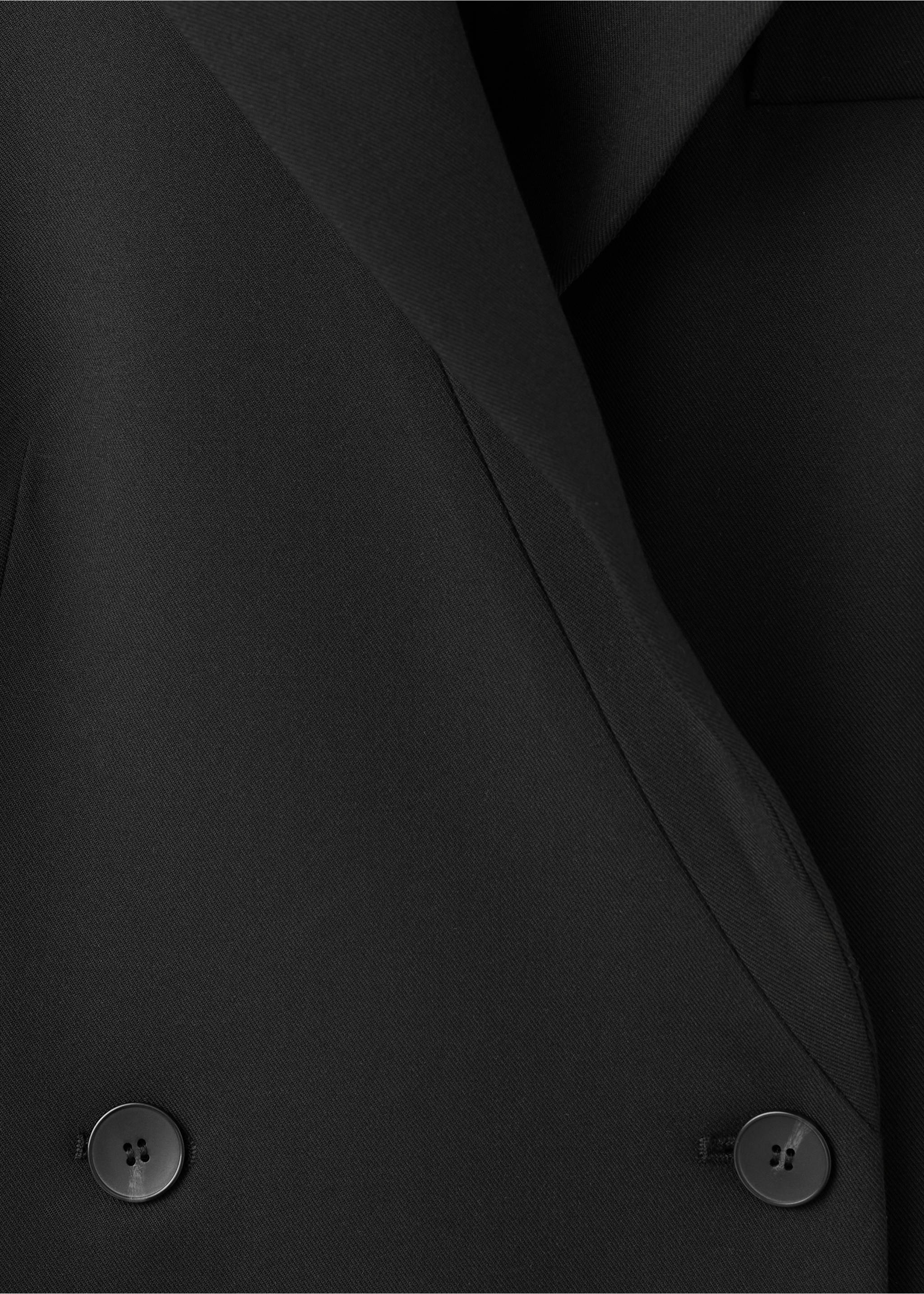 Vestido estilo blazer doble botonadura - Detalle del artículo 0, Negro. Ref: 37006008-00.