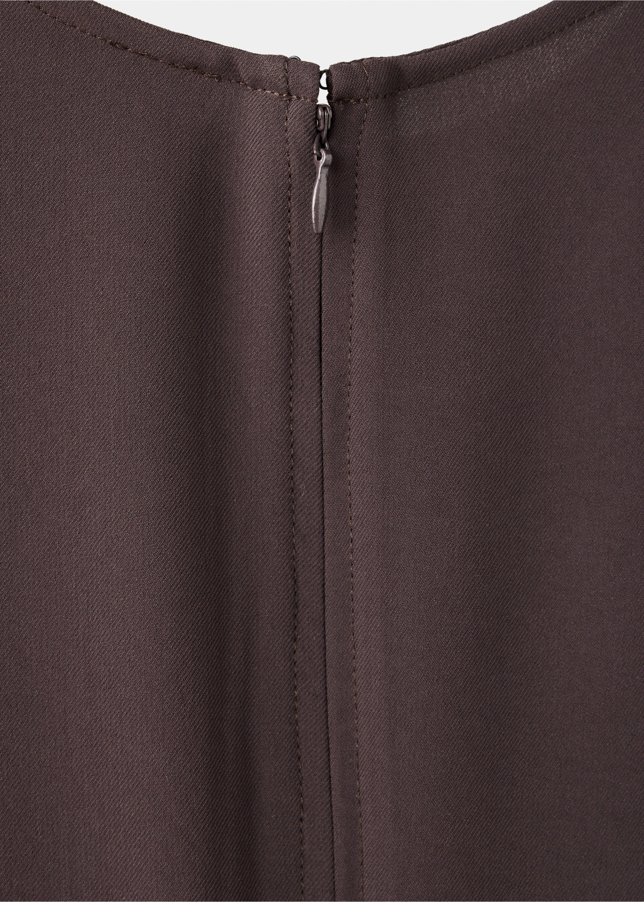Dress tania - Деталь изделия 0, Шоколадный. Ref: 37006010-00.