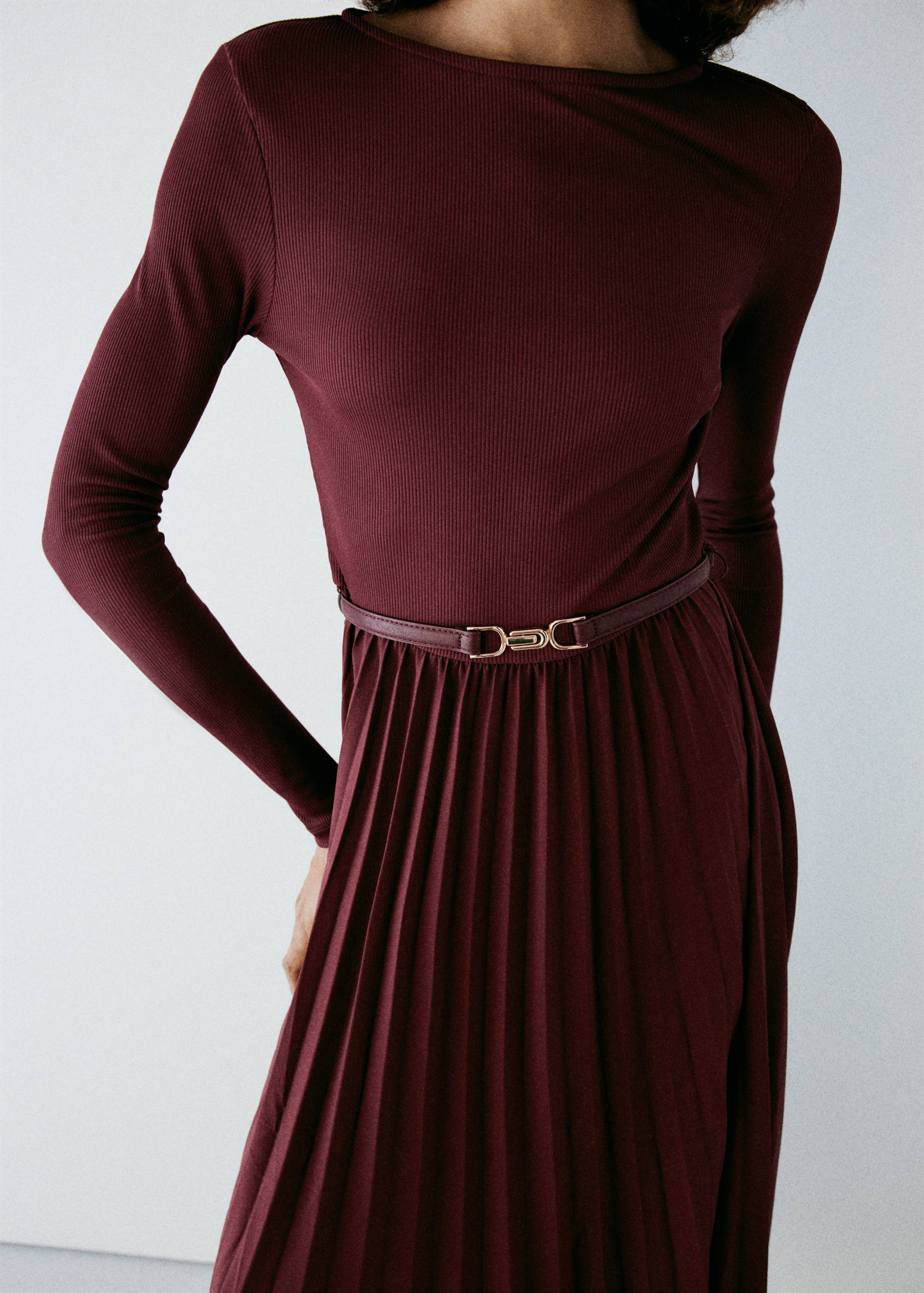 Robe combinée plissée - Détail de l'article 1