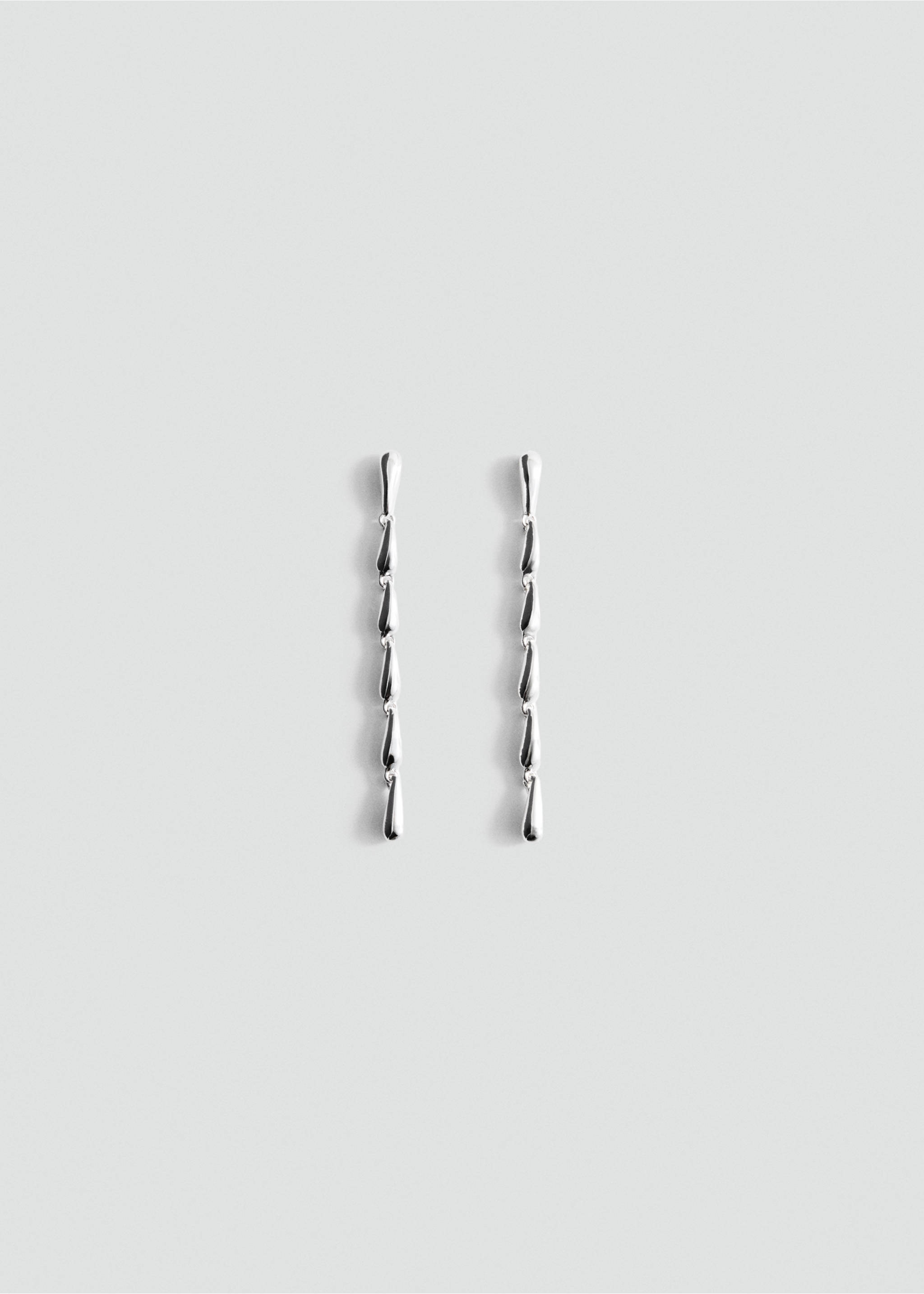 Boucles d’oreilles pendantes gouttes - Article sans modèle, Argent. Ref: 37006018-00.