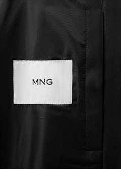 Zip-up faux-leather jacket — Black 9