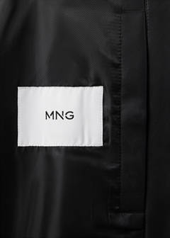 Faux-leather bomber jacket — Black 8