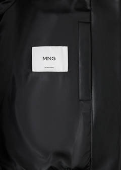 Zip-up faux-leather jacket — Black 9
