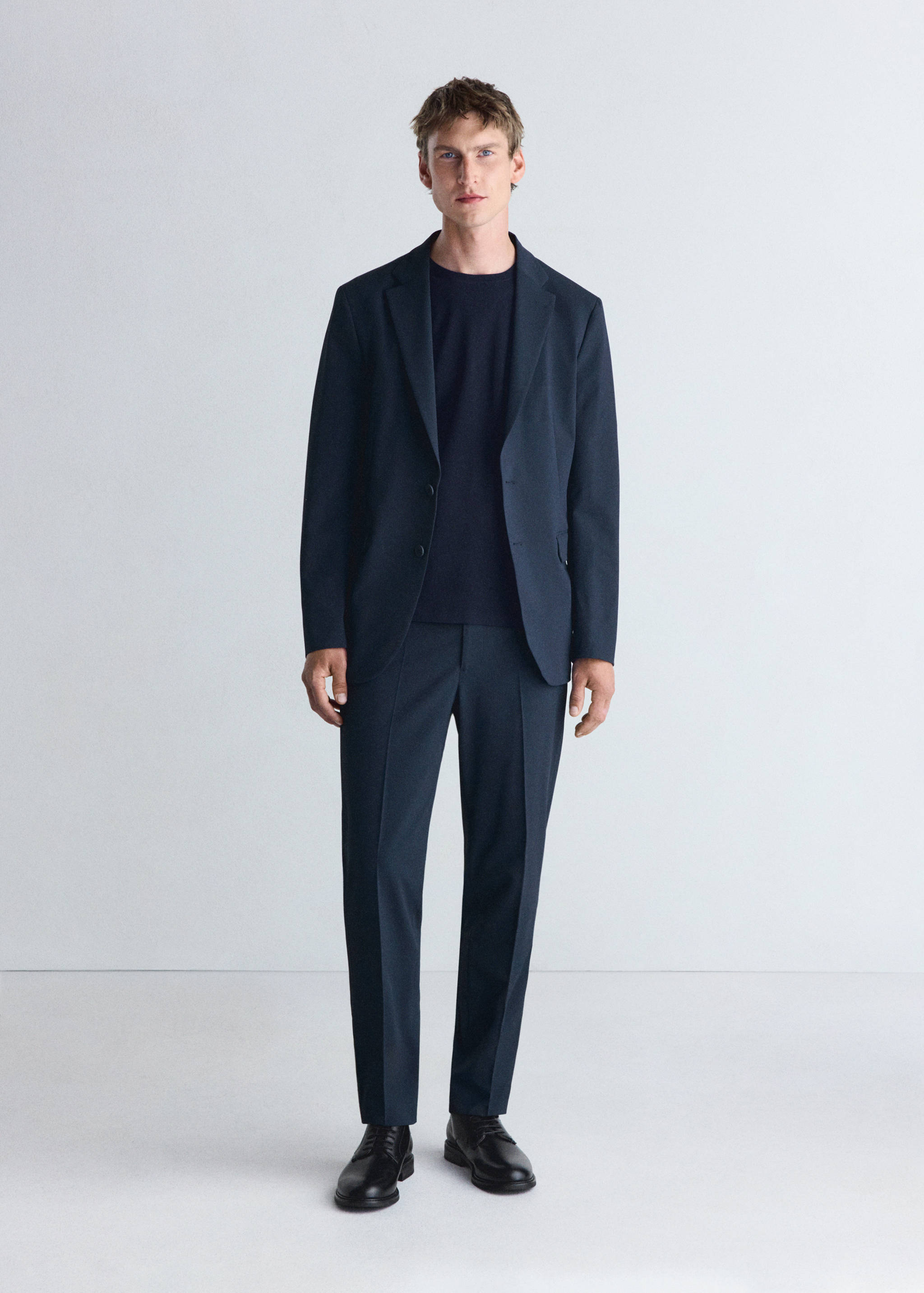 Blazer slim fit termorregulador - Plano geral