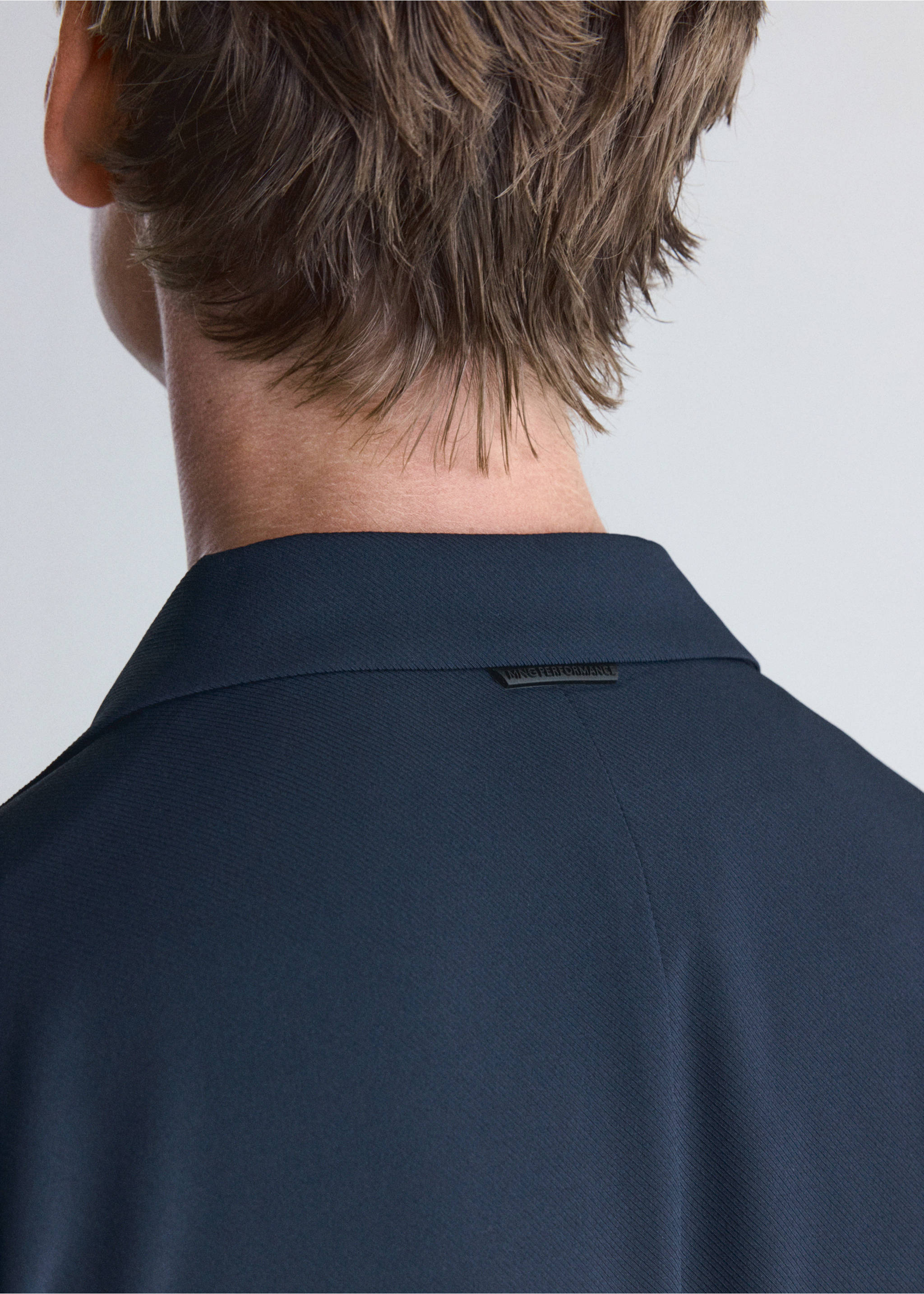 Blazer slim fit termorregulador - Pormenor do artigo 3, Azul. Ref: 37006327-00.