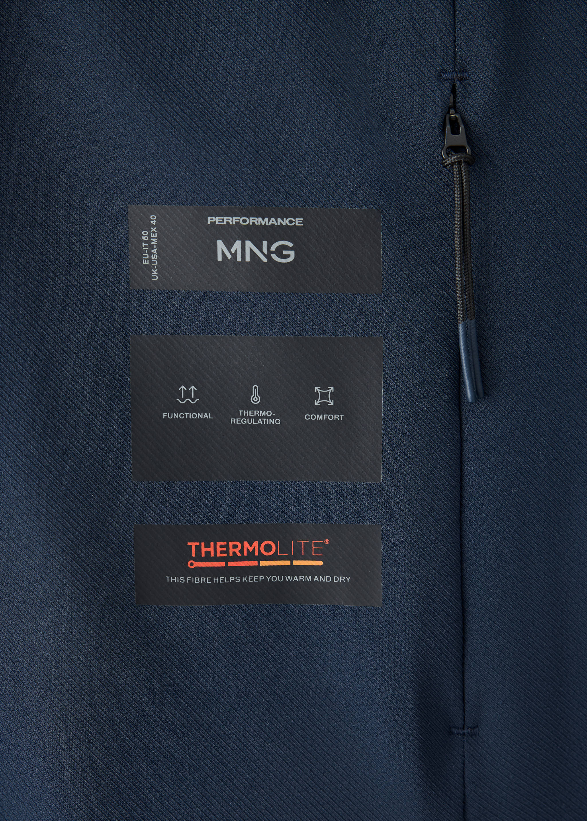 Blazer slim fit termorregulador - Pormenor do artigo 0