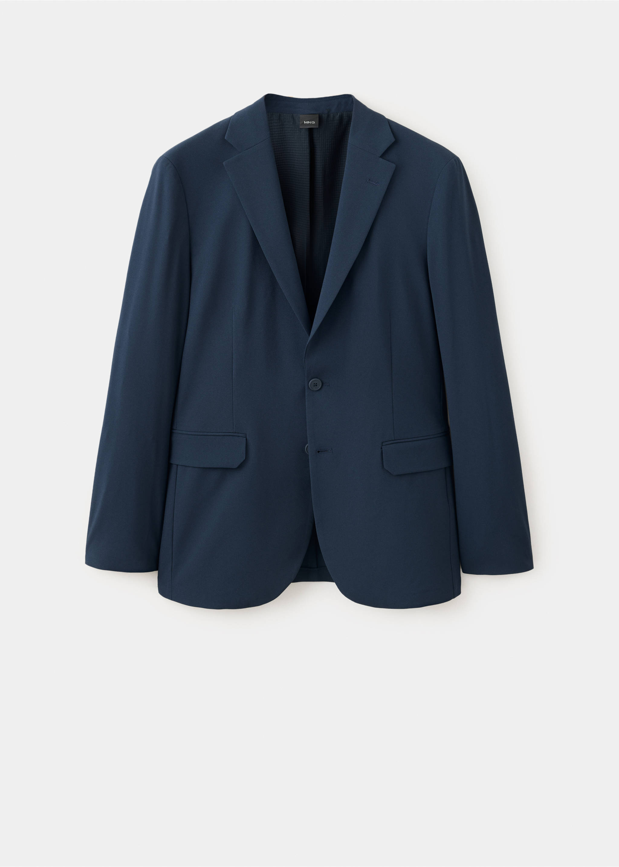 Blazer slim fit termorregulador - Artigo sem modelo, Azul. Ref: 37006327-00.