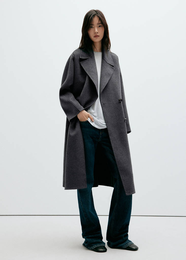Handmade wool coat — Dark Heather Grey