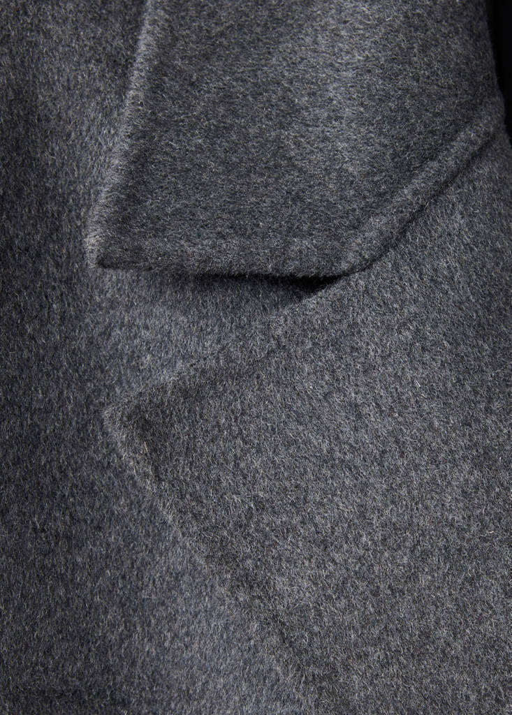 Handmade wool coat — Dark Heather Grey