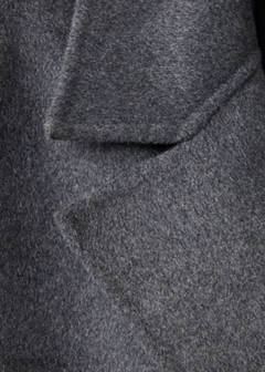 Handmade oversized wool coat — Dark Heather Grey 7
