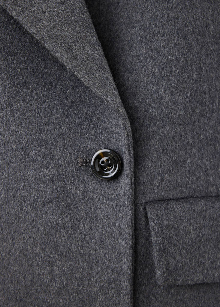 Handmade wool coat — Dark Heather Grey