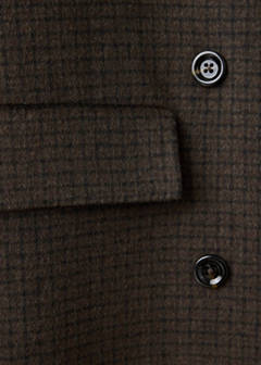 Handmade oversized wool coat — Chocolate 7
