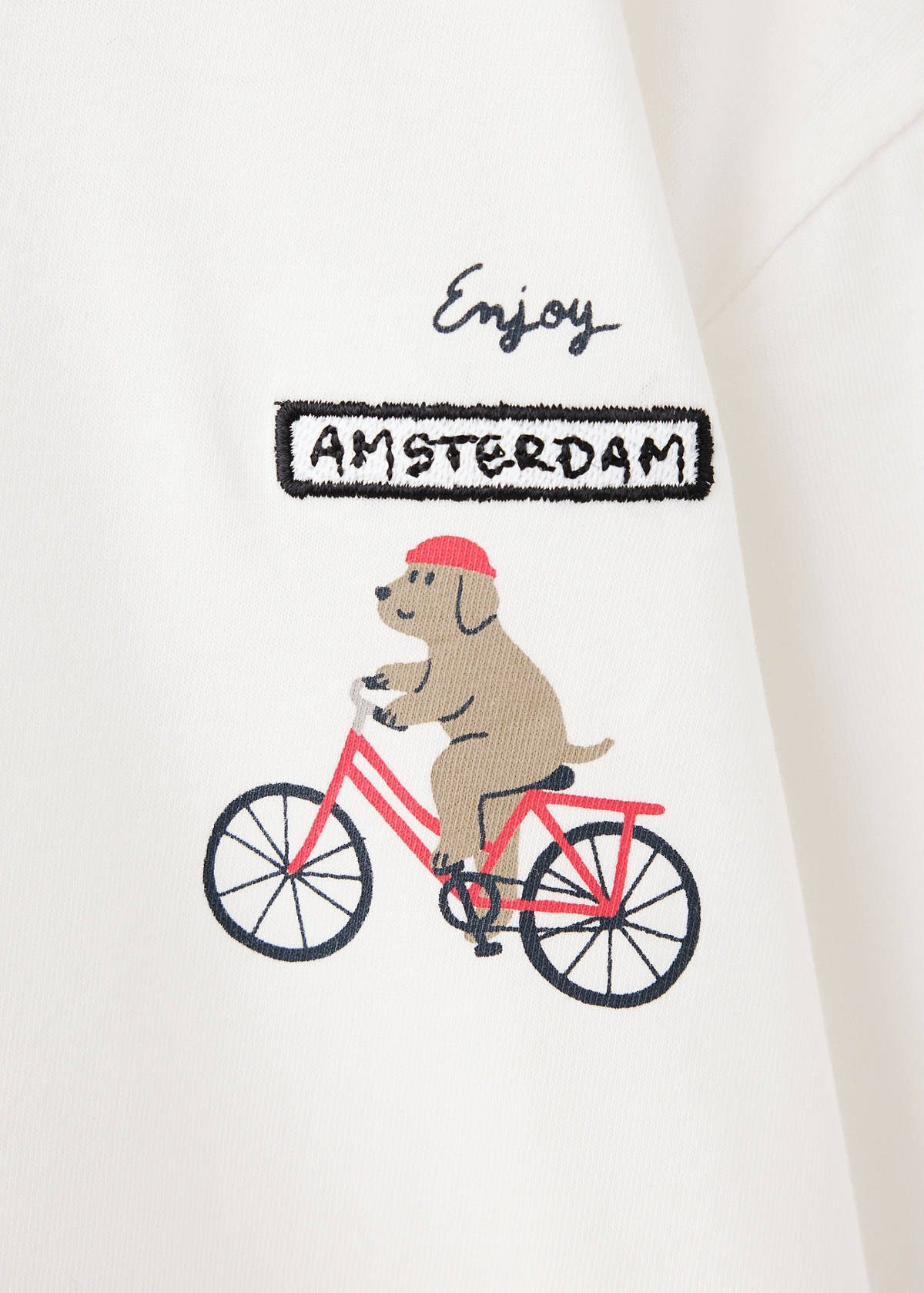 Embroidered cotton shirt — Off White
