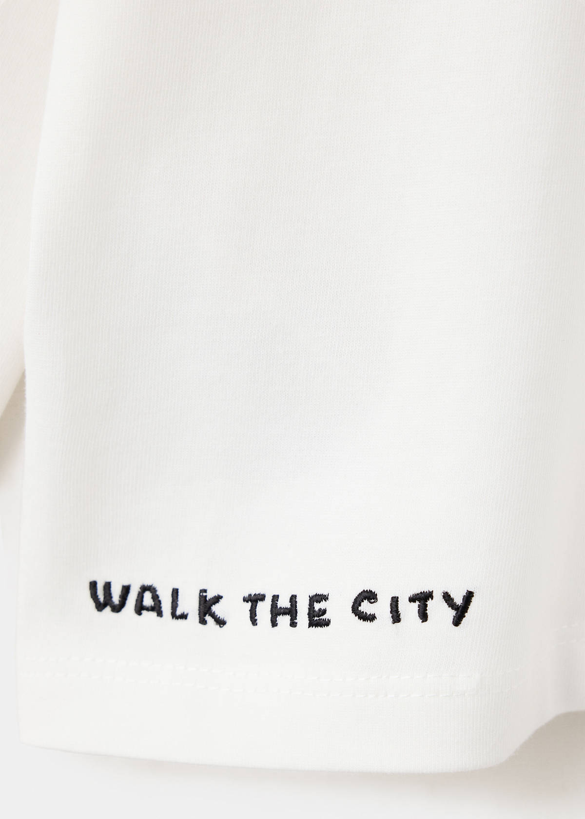 Embroidered cotton shirt — Off White