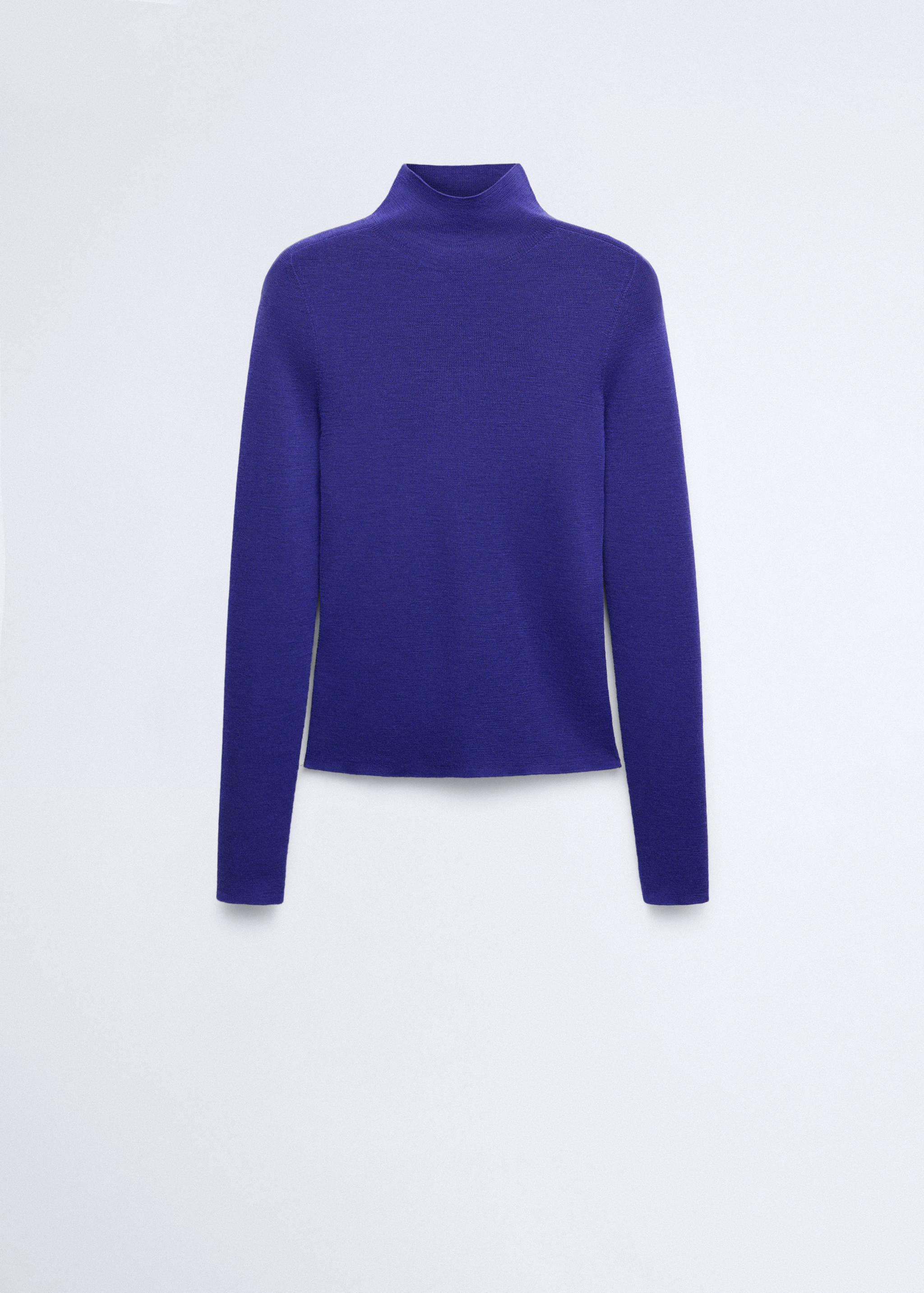 Pull-over 100 % laine col montant - Article sans modèle