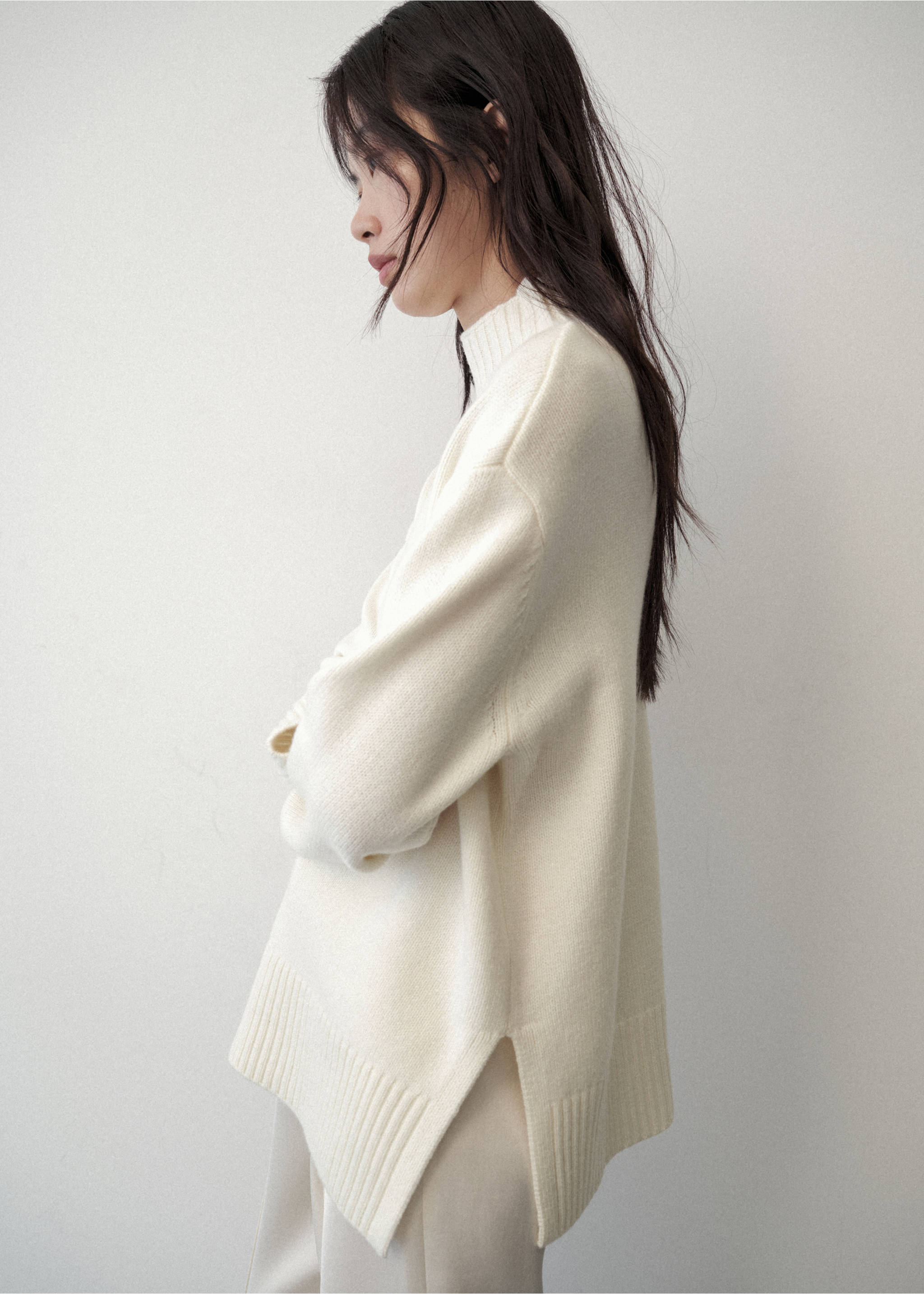 Sweater grisur - Medium plane, White. Ref: 37006339-00.