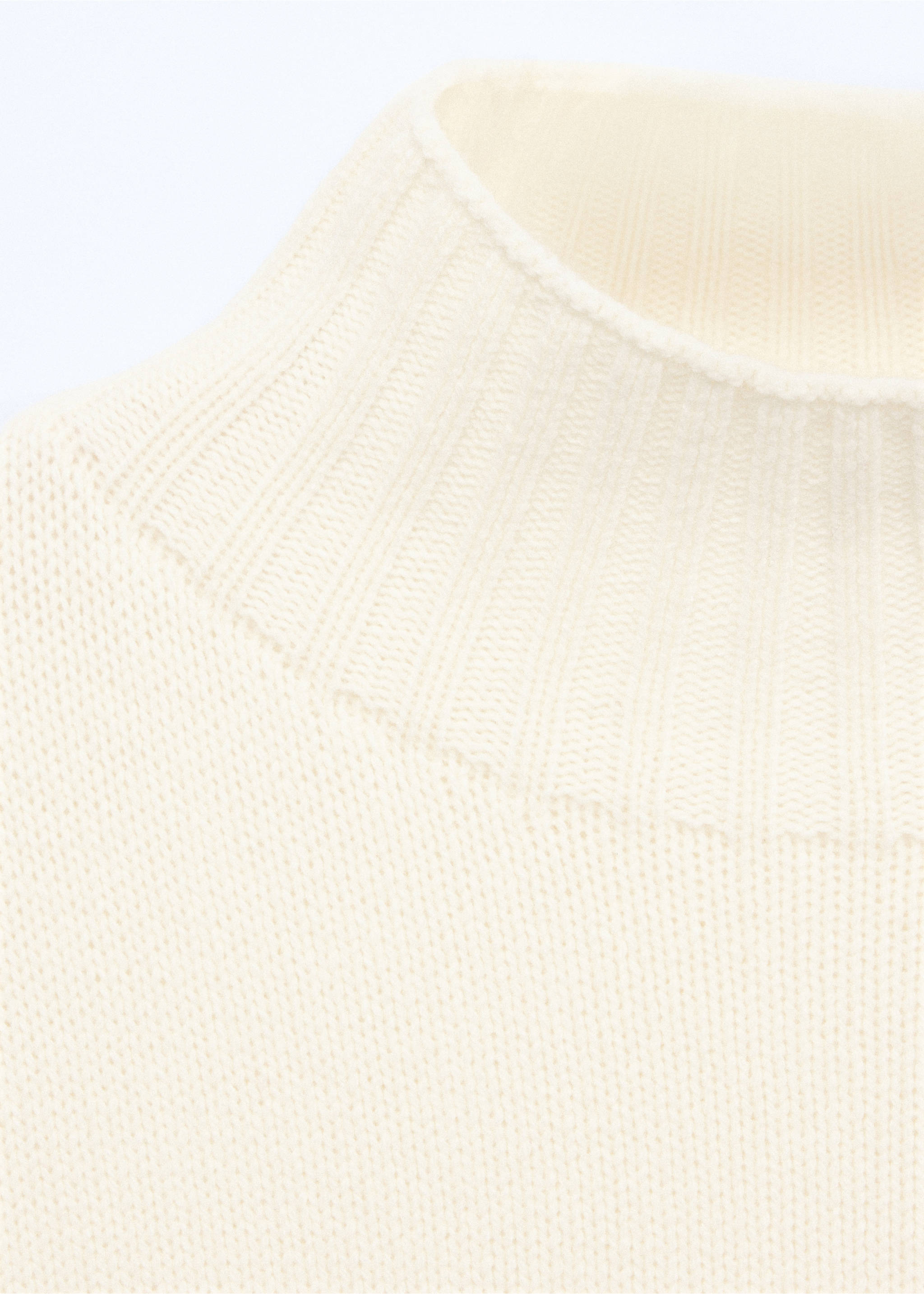 Sweater grisur - Details of the article 8, White. Ref: 37006339-00.