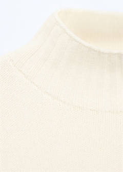 Turtleneck wool sweater — White 6